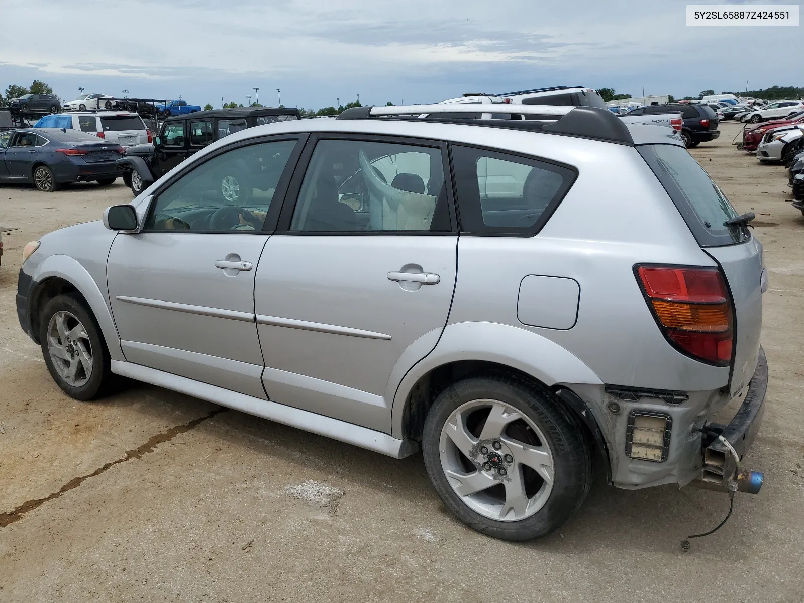 2007 Pontiac Vibe VIN: 5Y2SL65887Z424551 Lot: 61332334