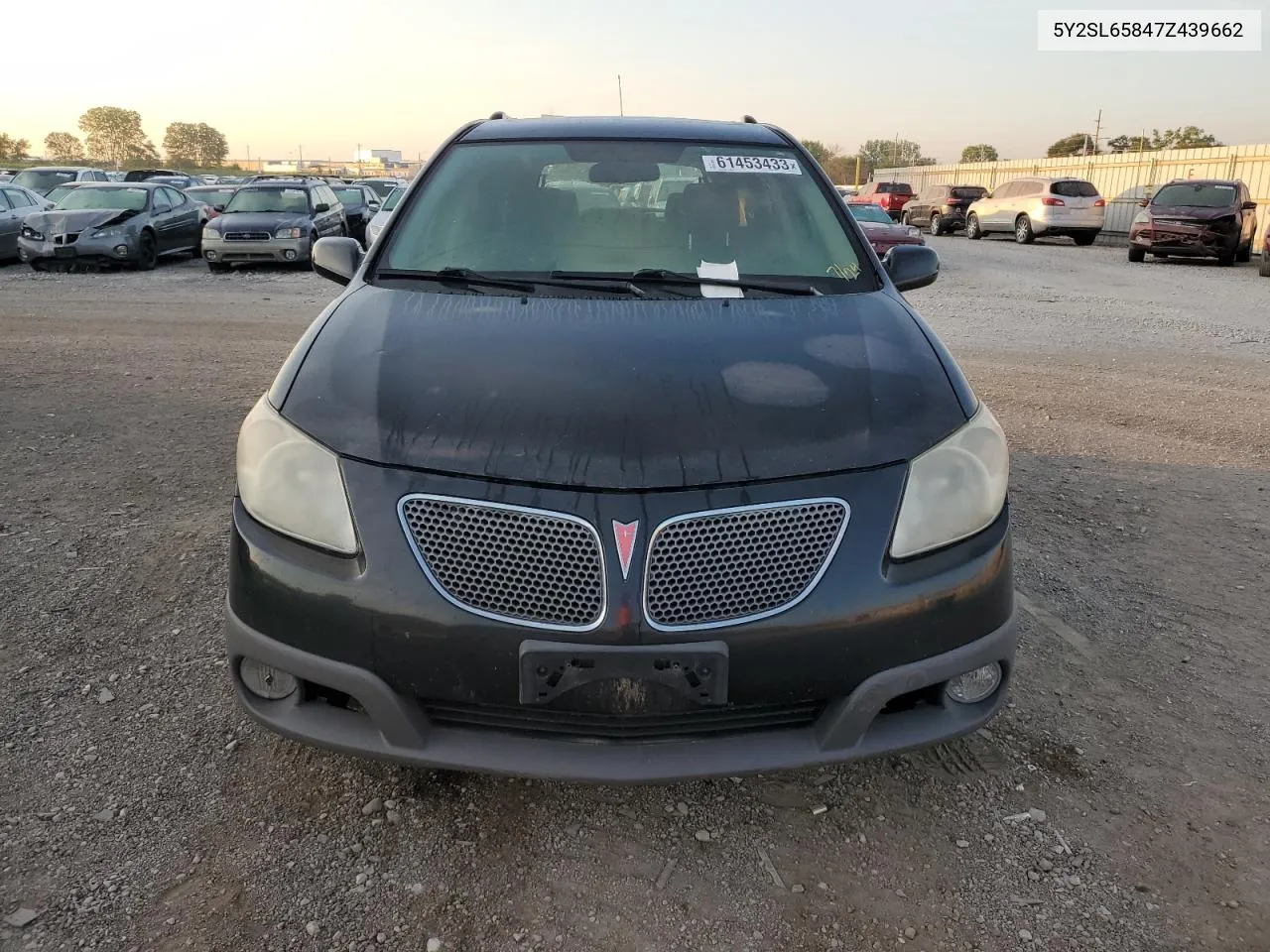 2007 Pontiac Vibe VIN: 5Y2SL65847Z439662 Lot: 61453433