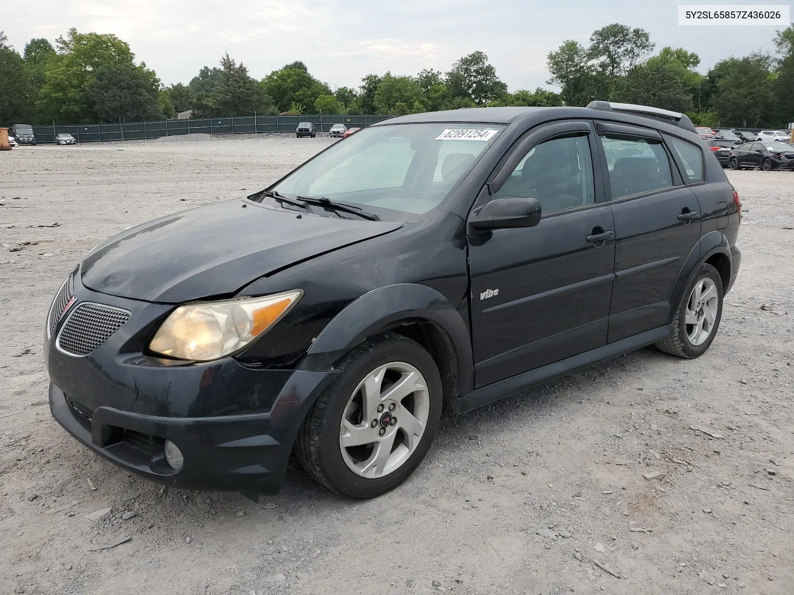 2007 Pontiac Vibe VIN: 5Y2SL65857Z436026 Lot: 62891254