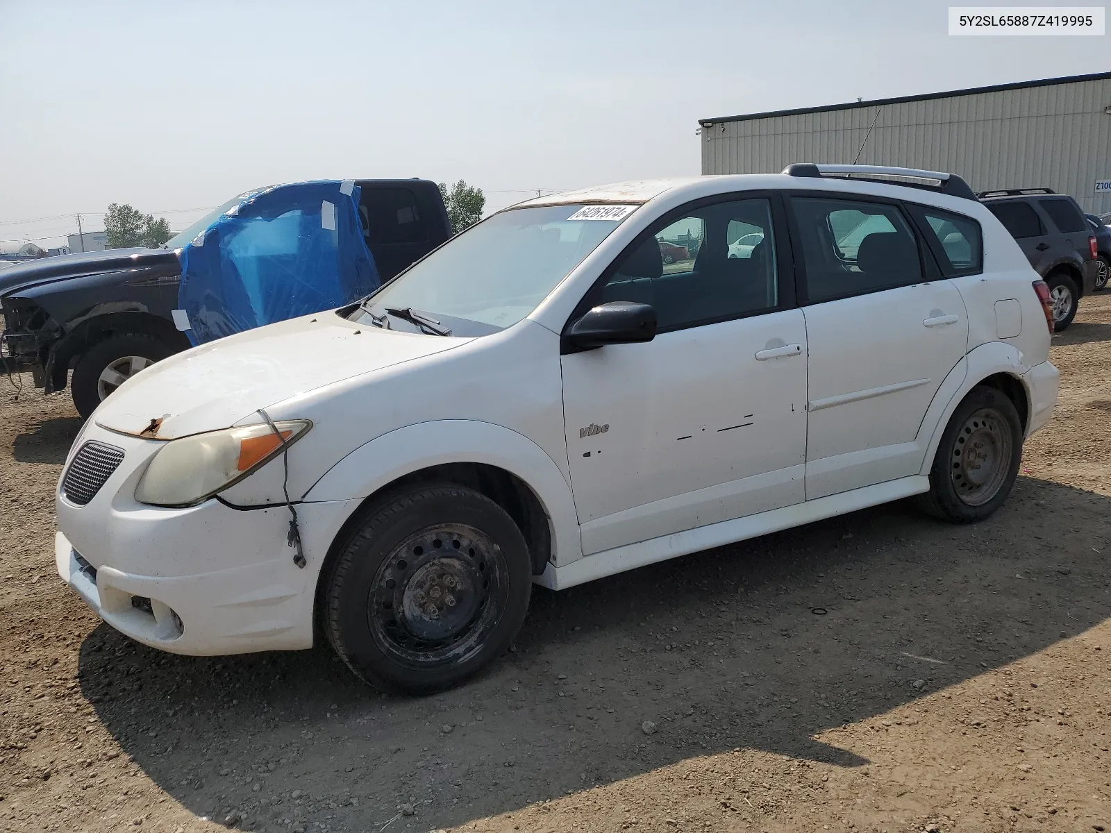 2007 Pontiac Vibe VIN: 5Y2SL65887Z419995 Lot: 64261974