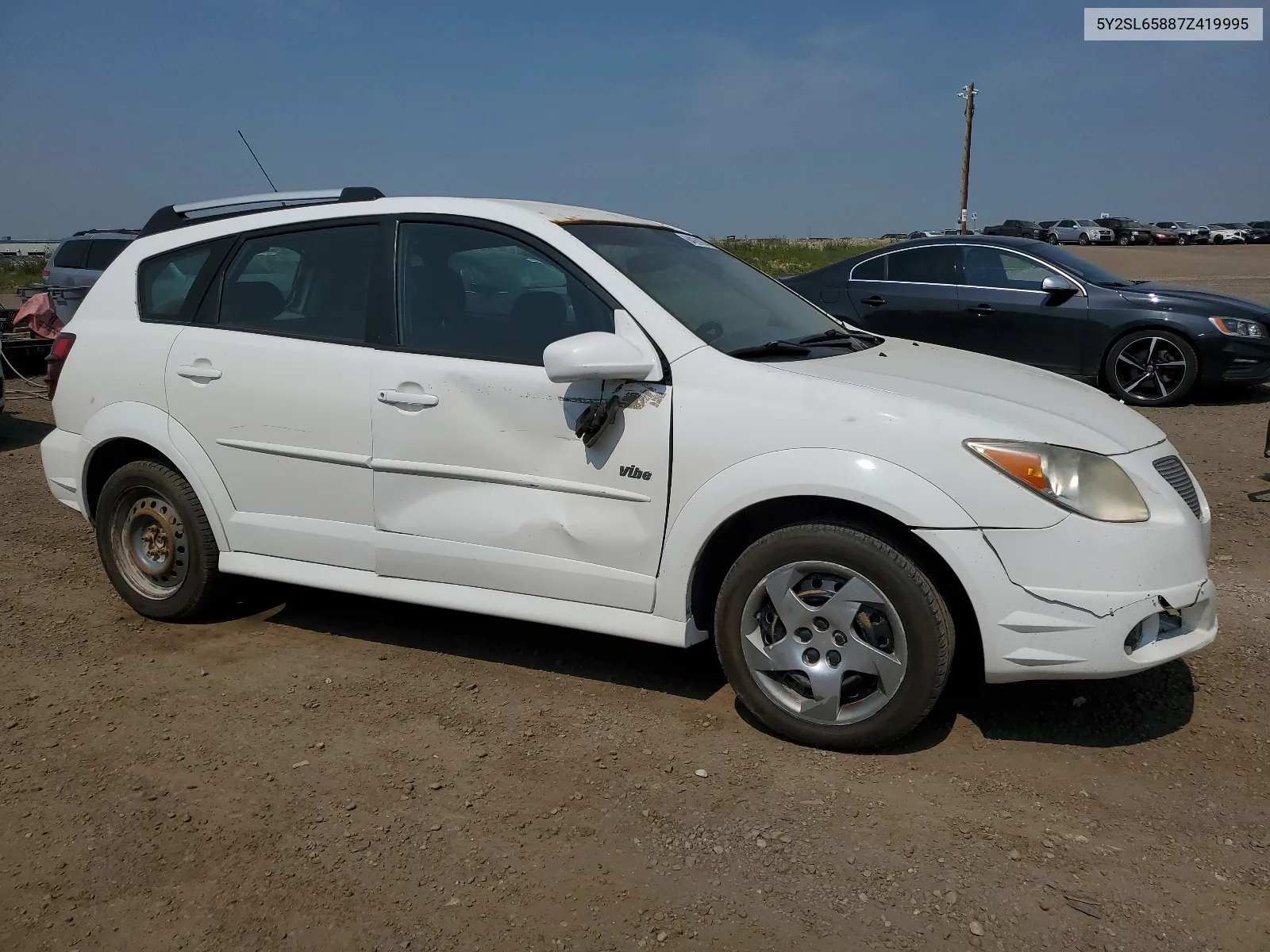 2007 Pontiac Vibe VIN: 5Y2SL65887Z419995 Lot: 64261974