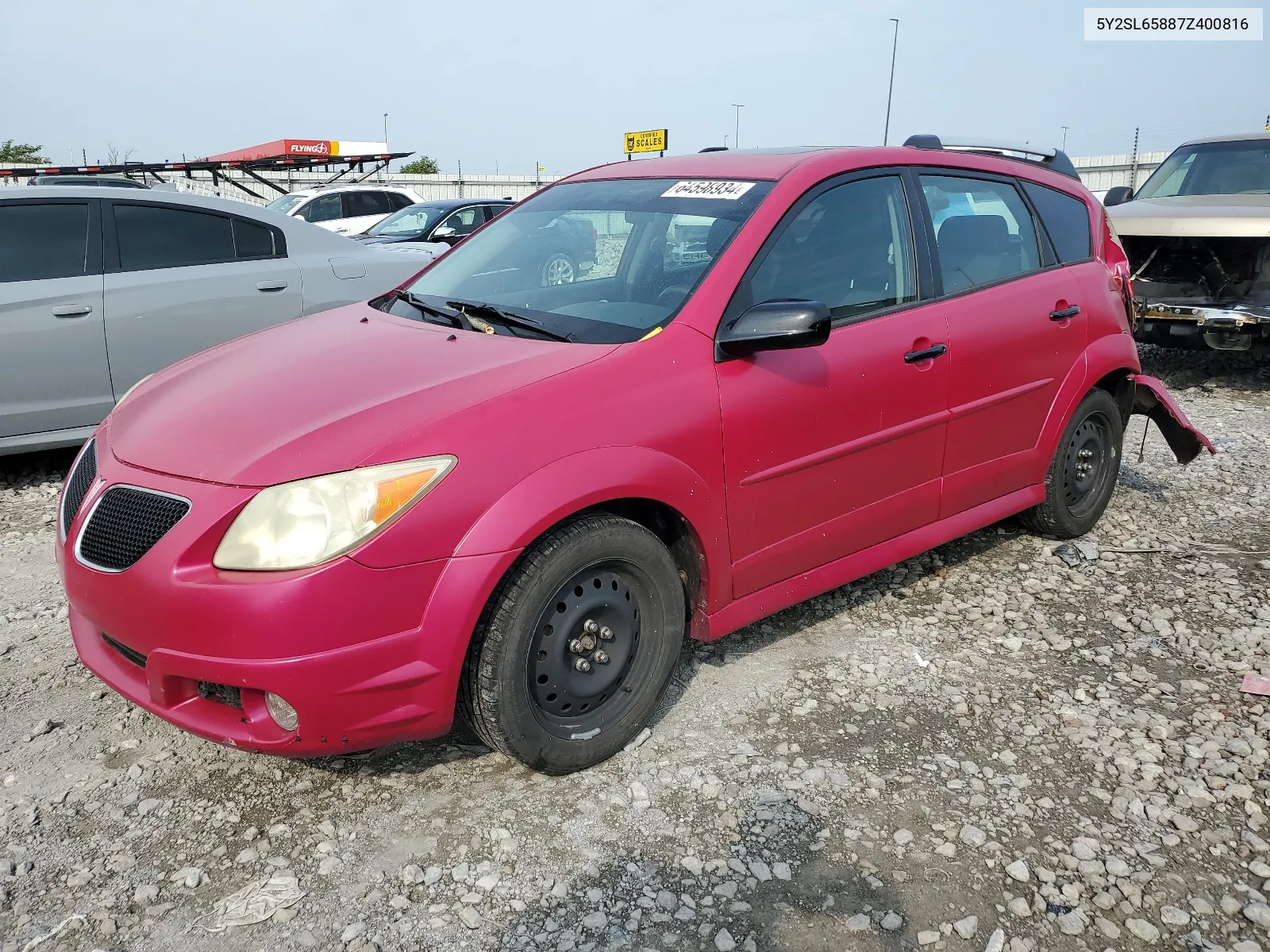 5Y2SL65887Z400816 2007 Pontiac Vibe