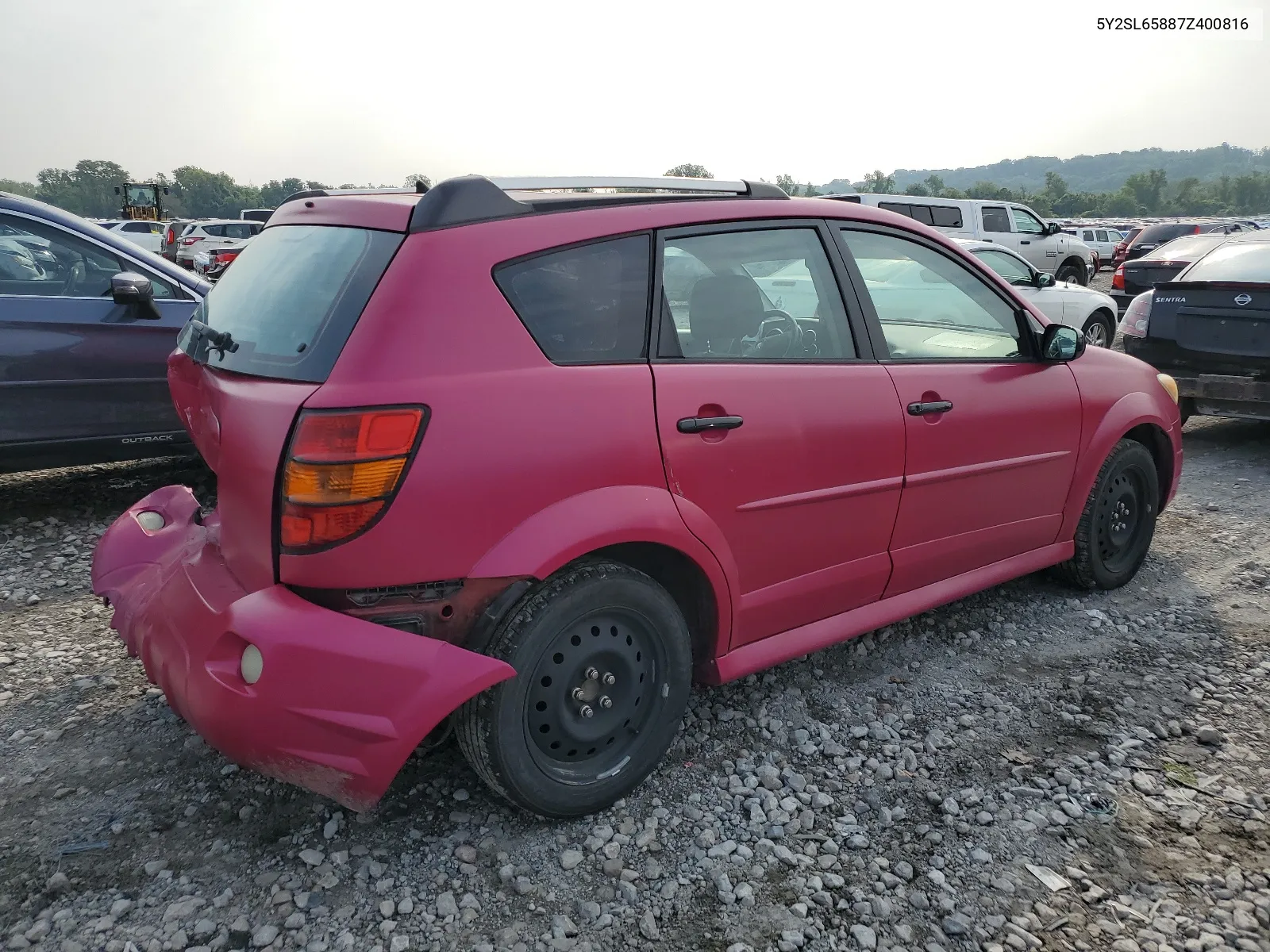 2007 Pontiac Vibe VIN: 5Y2SL65887Z400816 Lot: 64598934