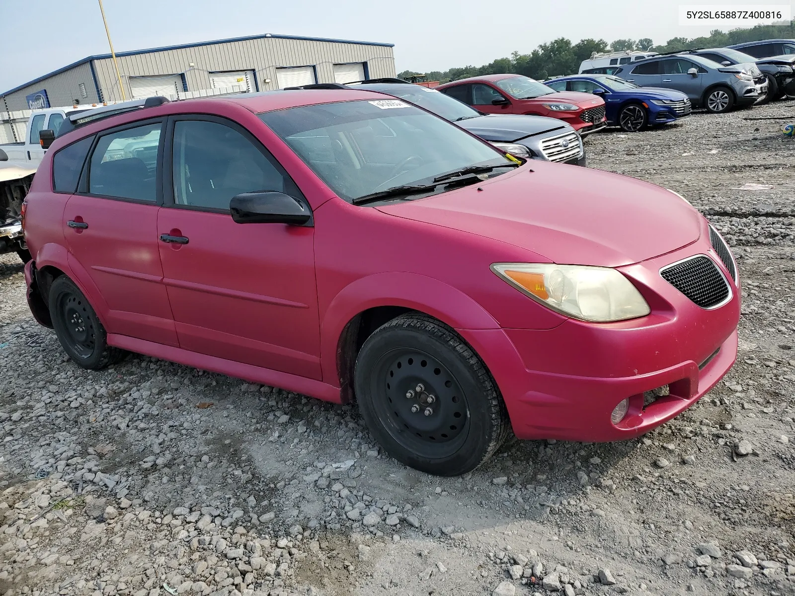 2007 Pontiac Vibe VIN: 5Y2SL65887Z400816 Lot: 64598934