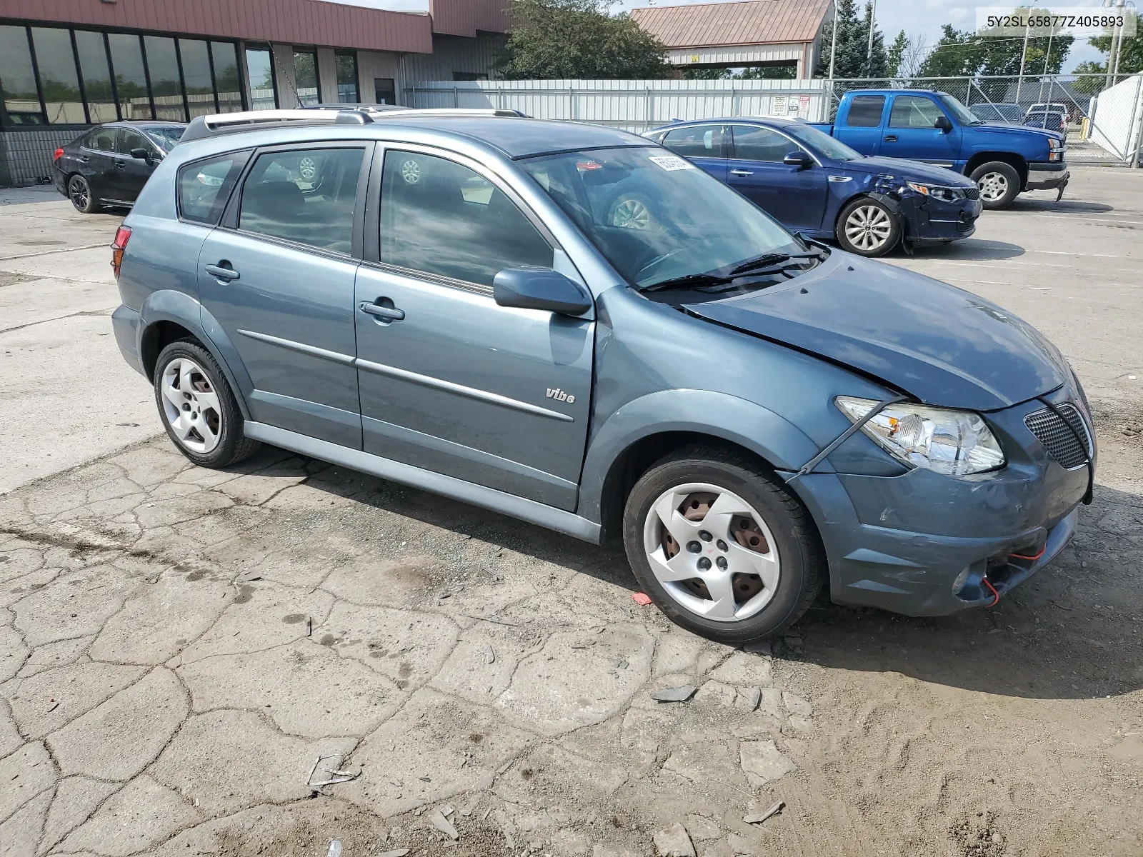 2007 Pontiac Vibe VIN: 5Y2SL65877Z405893 Lot: 65045554