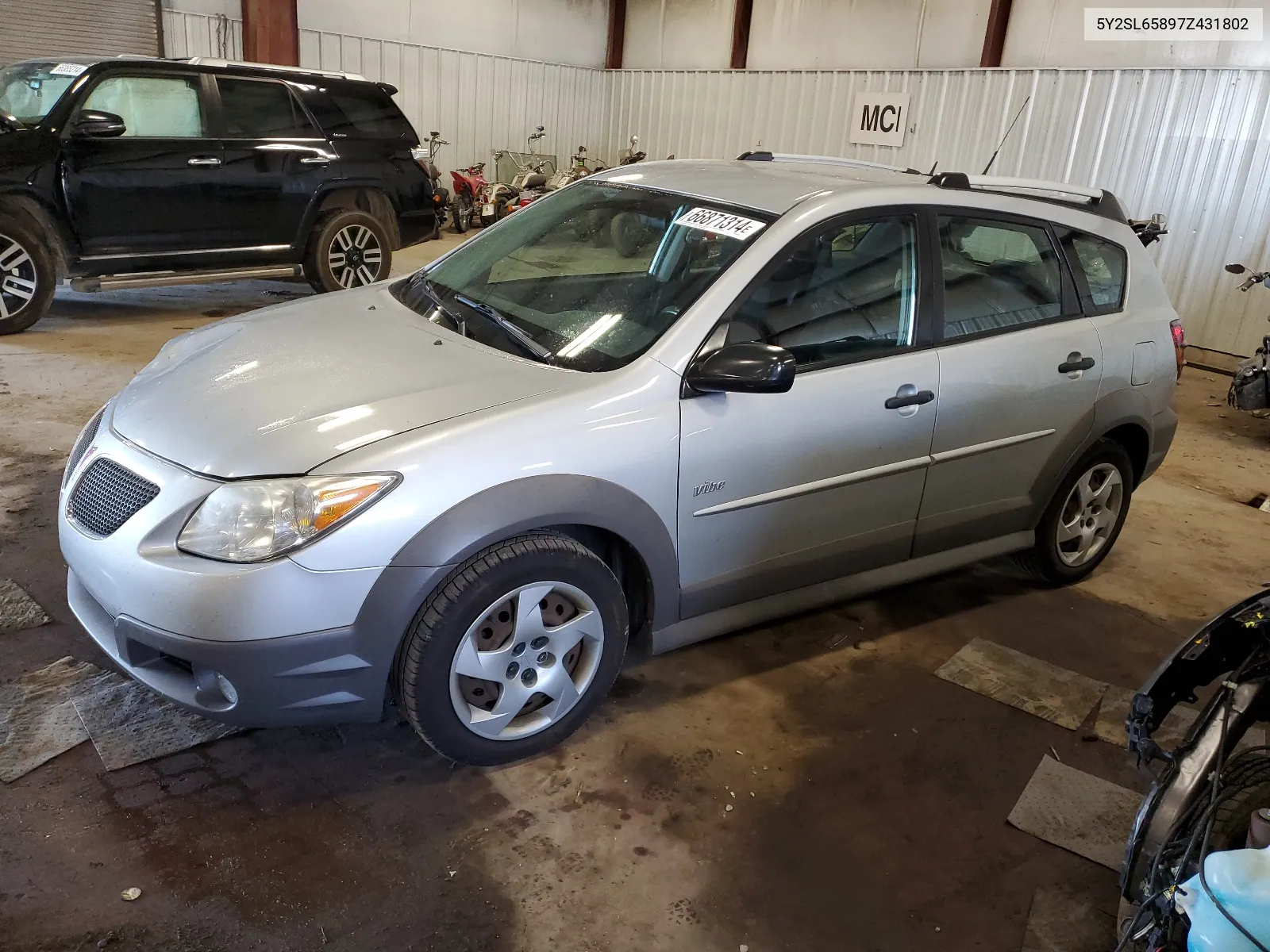 2007 Pontiac Vibe VIN: 5Y2SL65897Z431802 Lot: 66871314