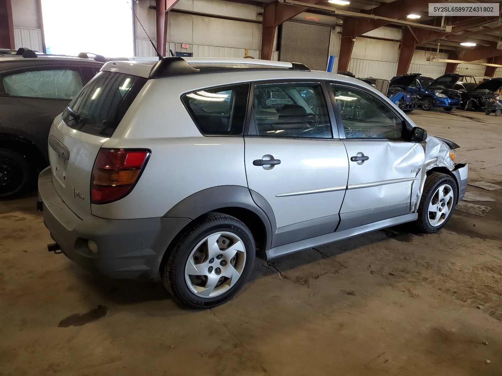 2007 Pontiac Vibe VIN: 5Y2SL65897Z431802 Lot: 66871314