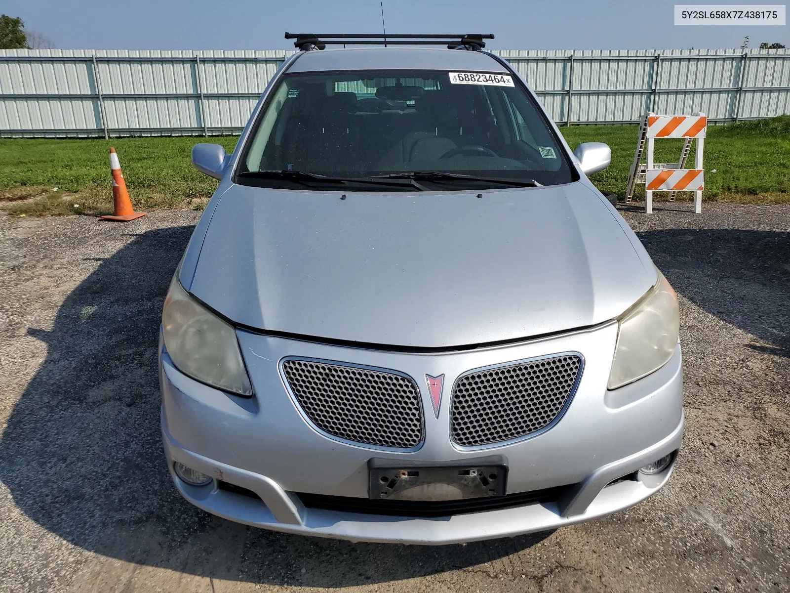 2007 Pontiac Vibe VIN: 5Y2SL658X7Z438175 Lot: 68823464