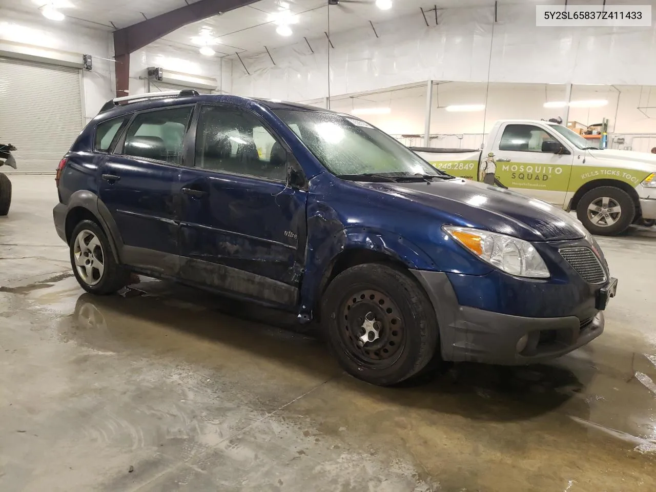 2007 Pontiac Vibe VIN: 5Y2SL65837Z411433 Lot: 70585124