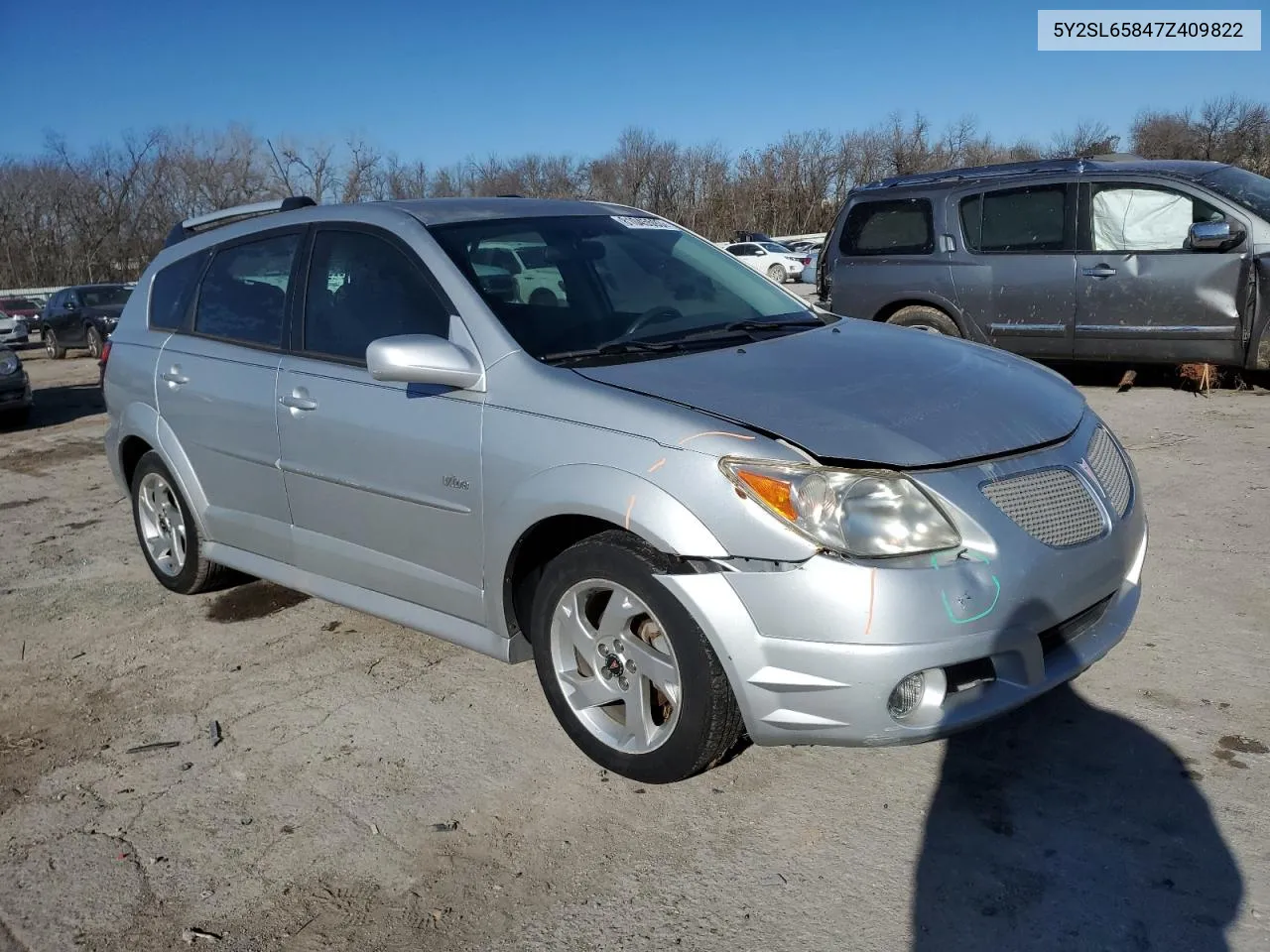 2007 Pontiac Vibe VIN: 5Y2SL65847Z409822 Lot: 81045593