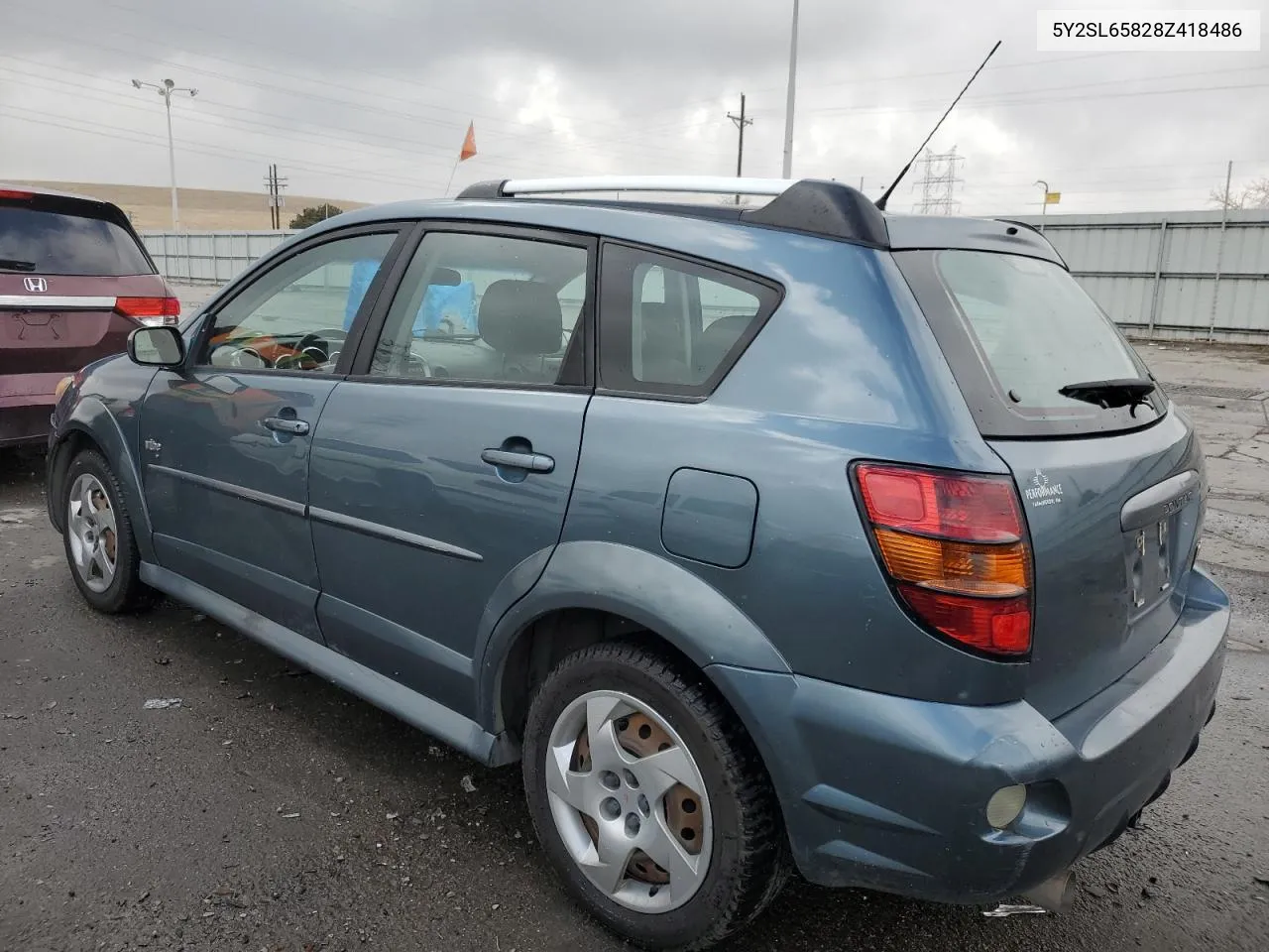 2008 Pontiac Vibe VIN: 5Y2SL65828Z418486 Lot: 45661504