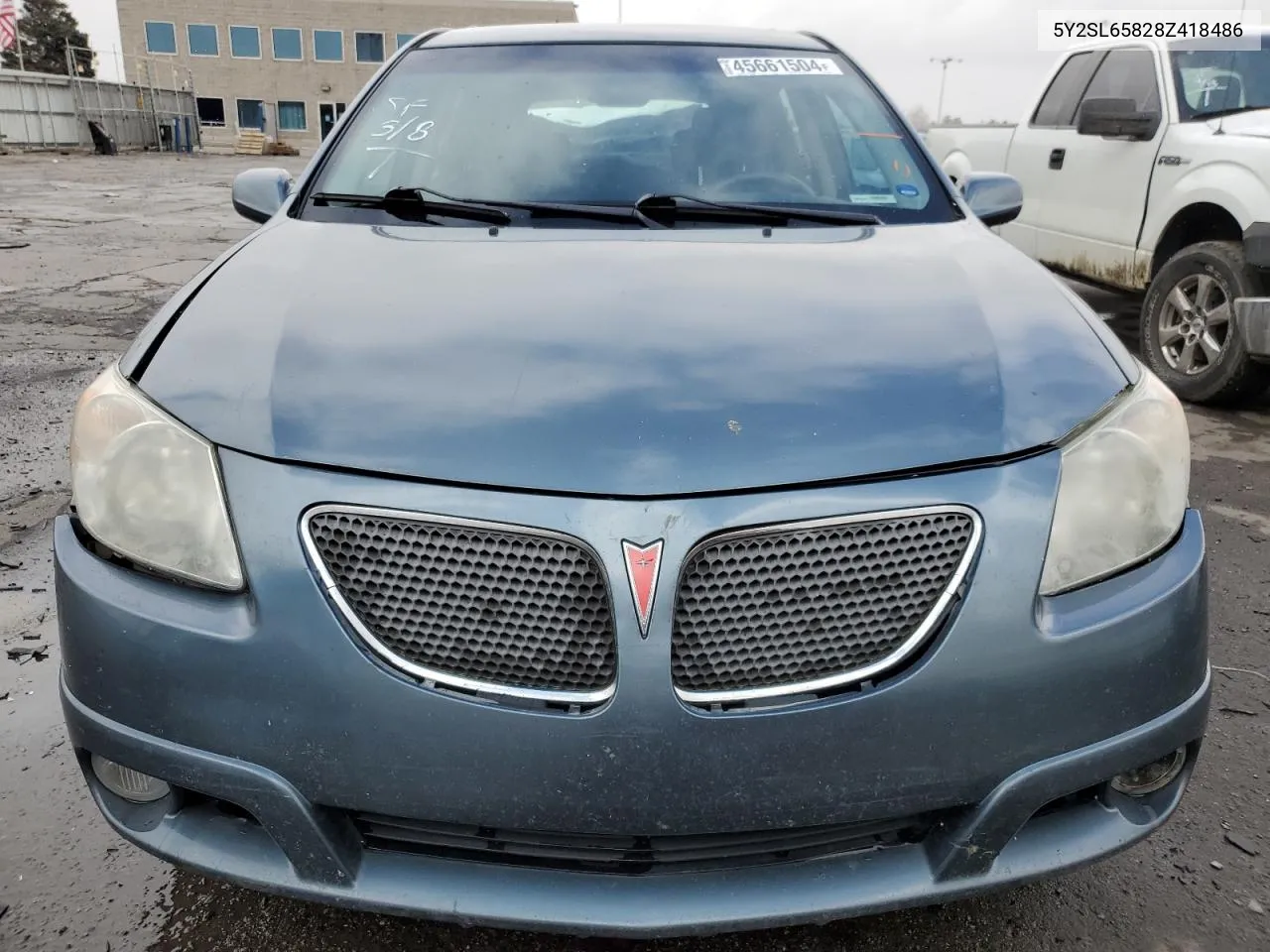 2008 Pontiac Vibe VIN: 5Y2SL65828Z418486 Lot: 45661504