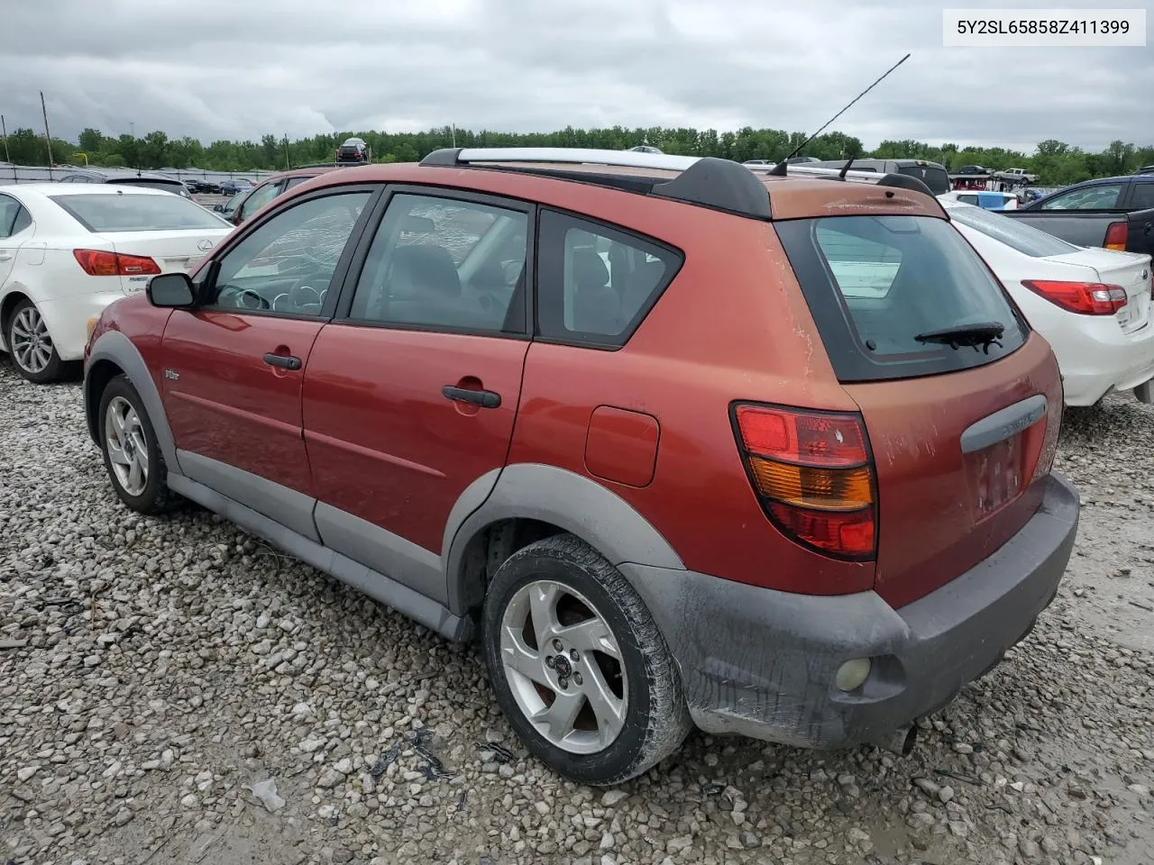 2008 Pontiac Vibe VIN: 5Y2SL65858Z411399 Lot: 52848184