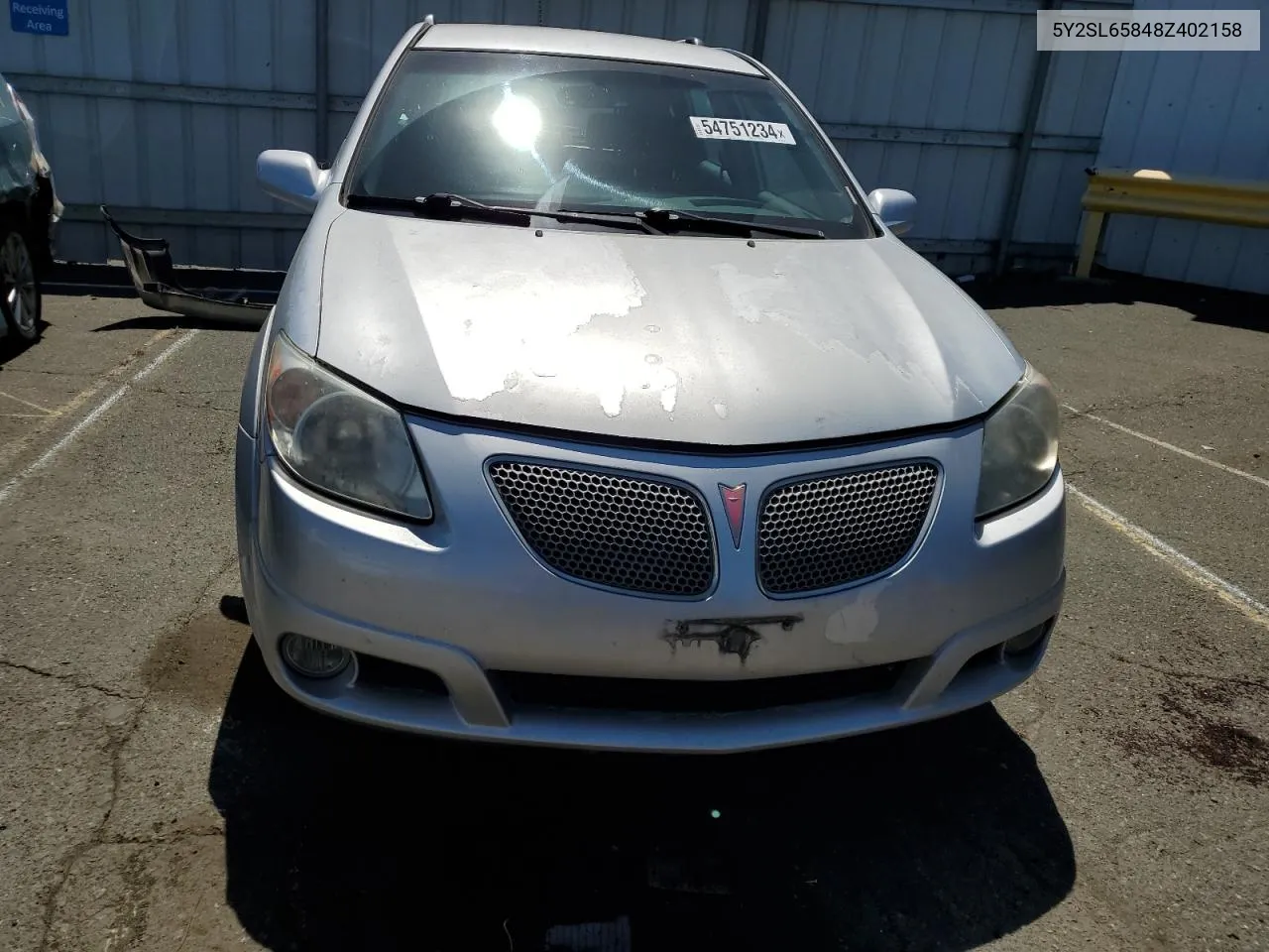 2008 Pontiac Vibe VIN: 5Y2SL65848Z402158 Lot: 54751234