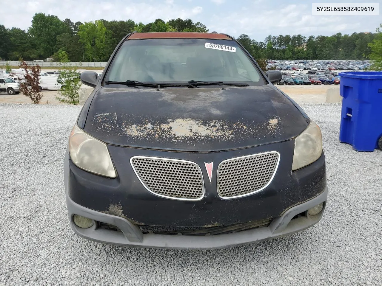 2008 Pontiac Vibe VIN: 5Y2SL65858Z409619 Lot: 55760144