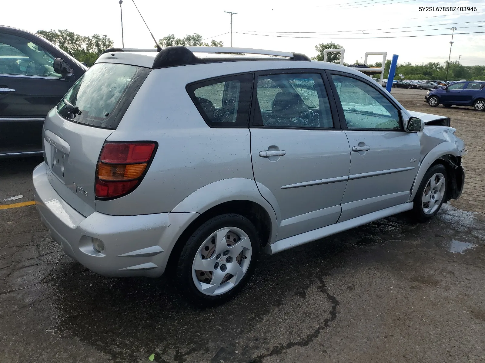 2008 Pontiac Vibe VIN: 5Y2SL67858Z403946 Lot: 58509944