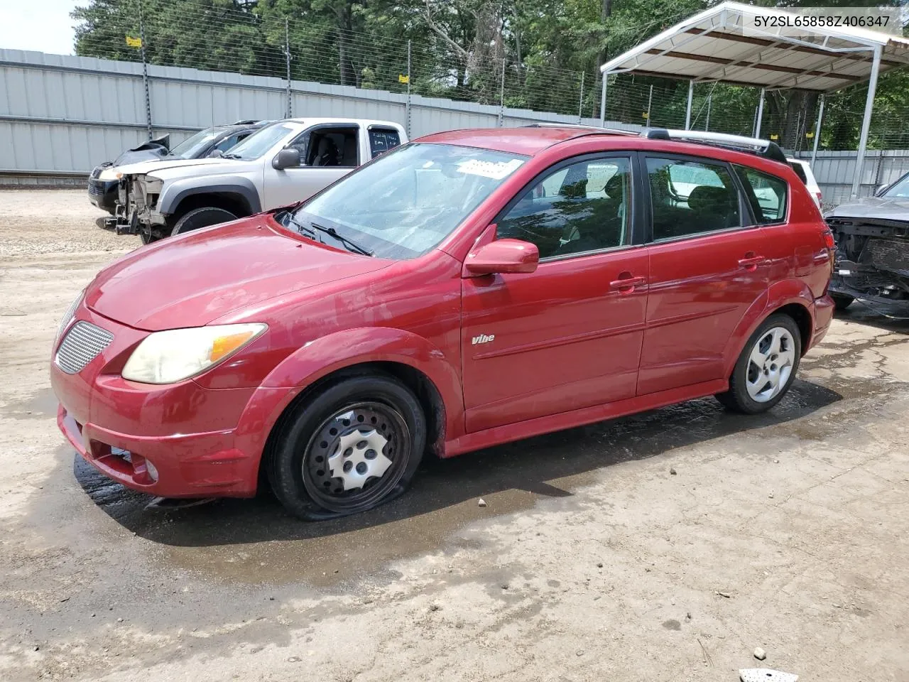 5Y2SL65858Z406347 2008 Pontiac Vibe