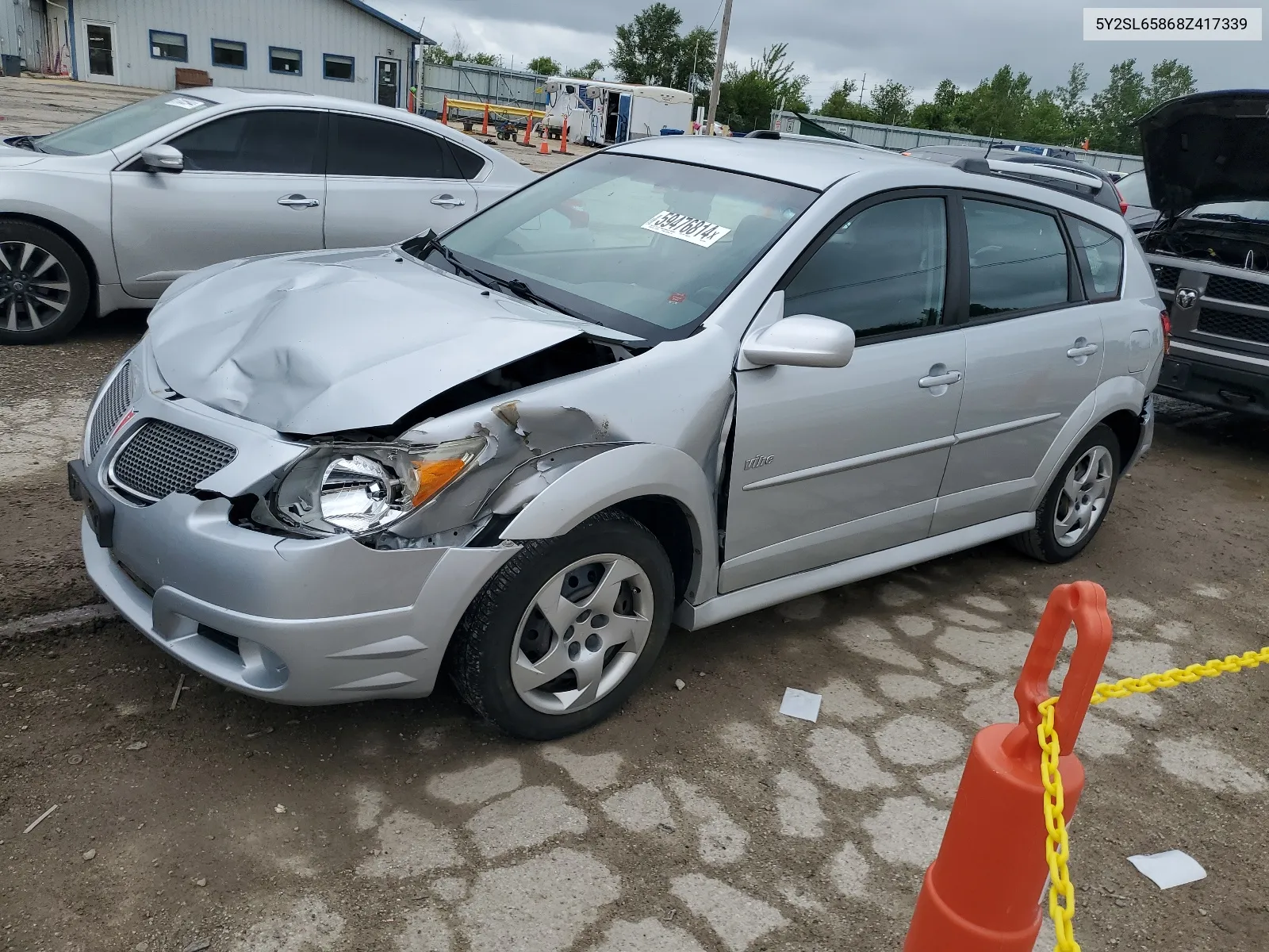 2008 Pontiac Vibe VIN: 5Y2SL65868Z417339 Lot: 59476814