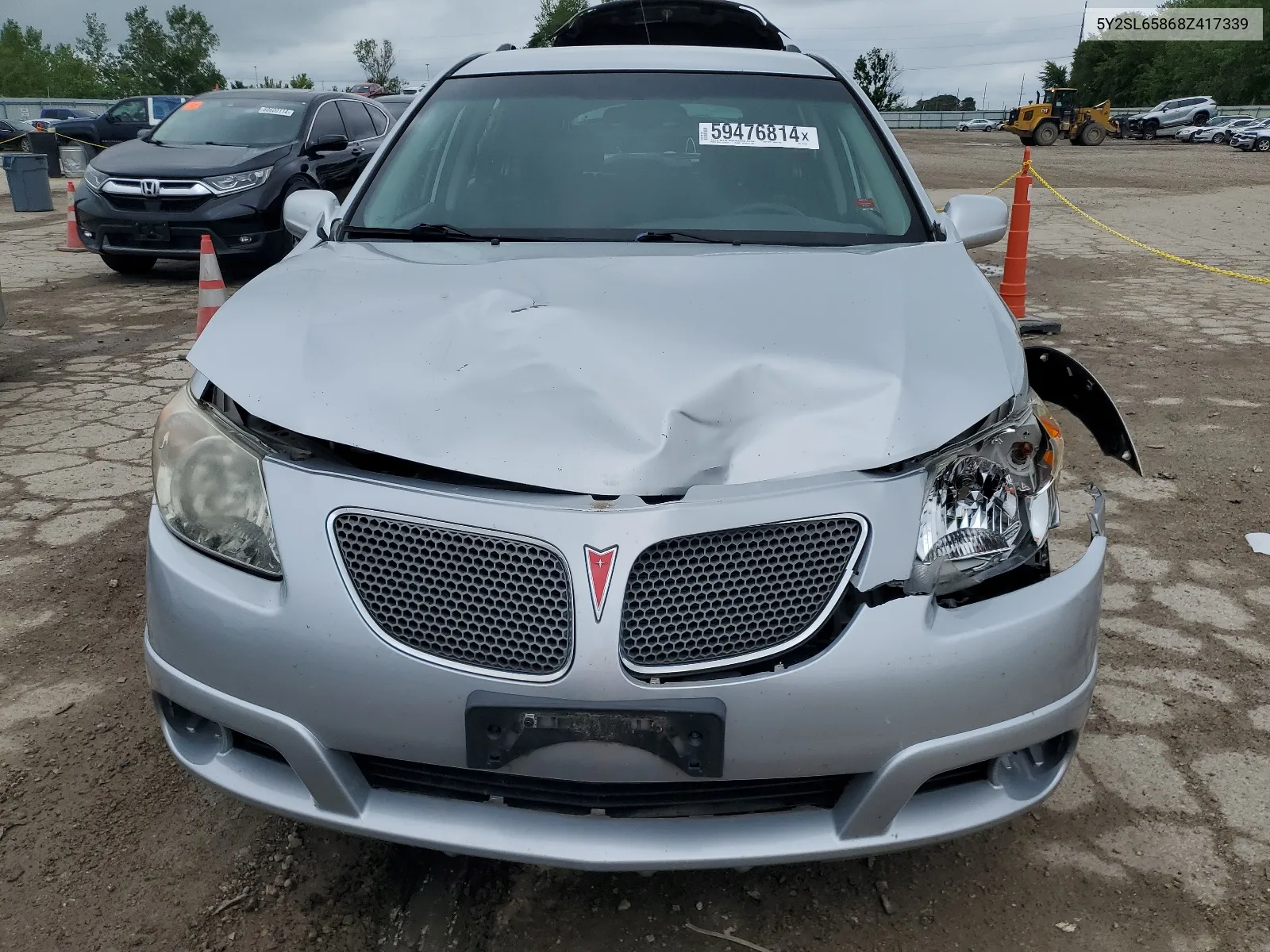 2008 Pontiac Vibe VIN: 5Y2SL65868Z417339 Lot: 59476814