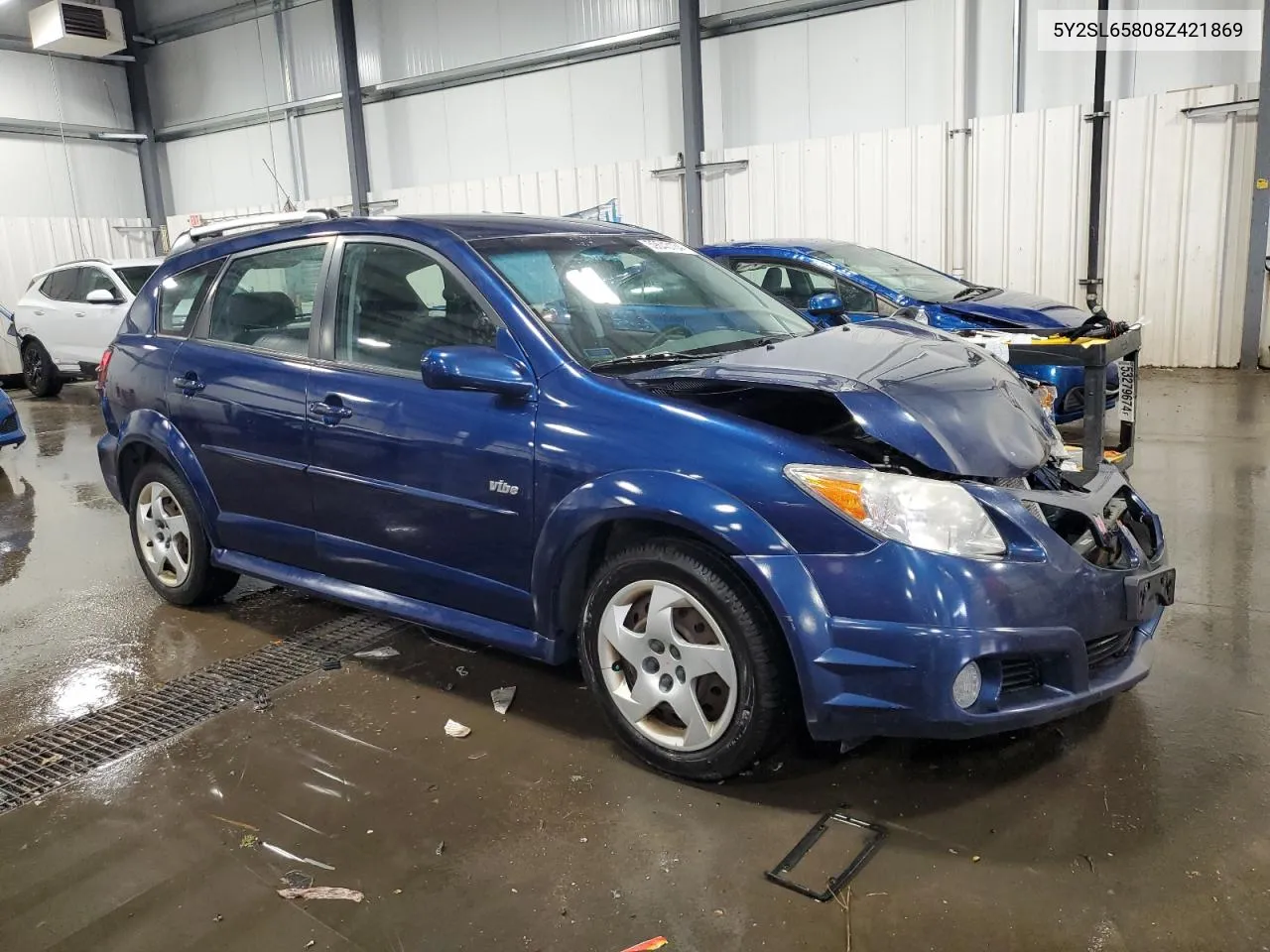 2008 Pontiac Vibe VIN: 5Y2SL65808Z421869 Lot: 59643134