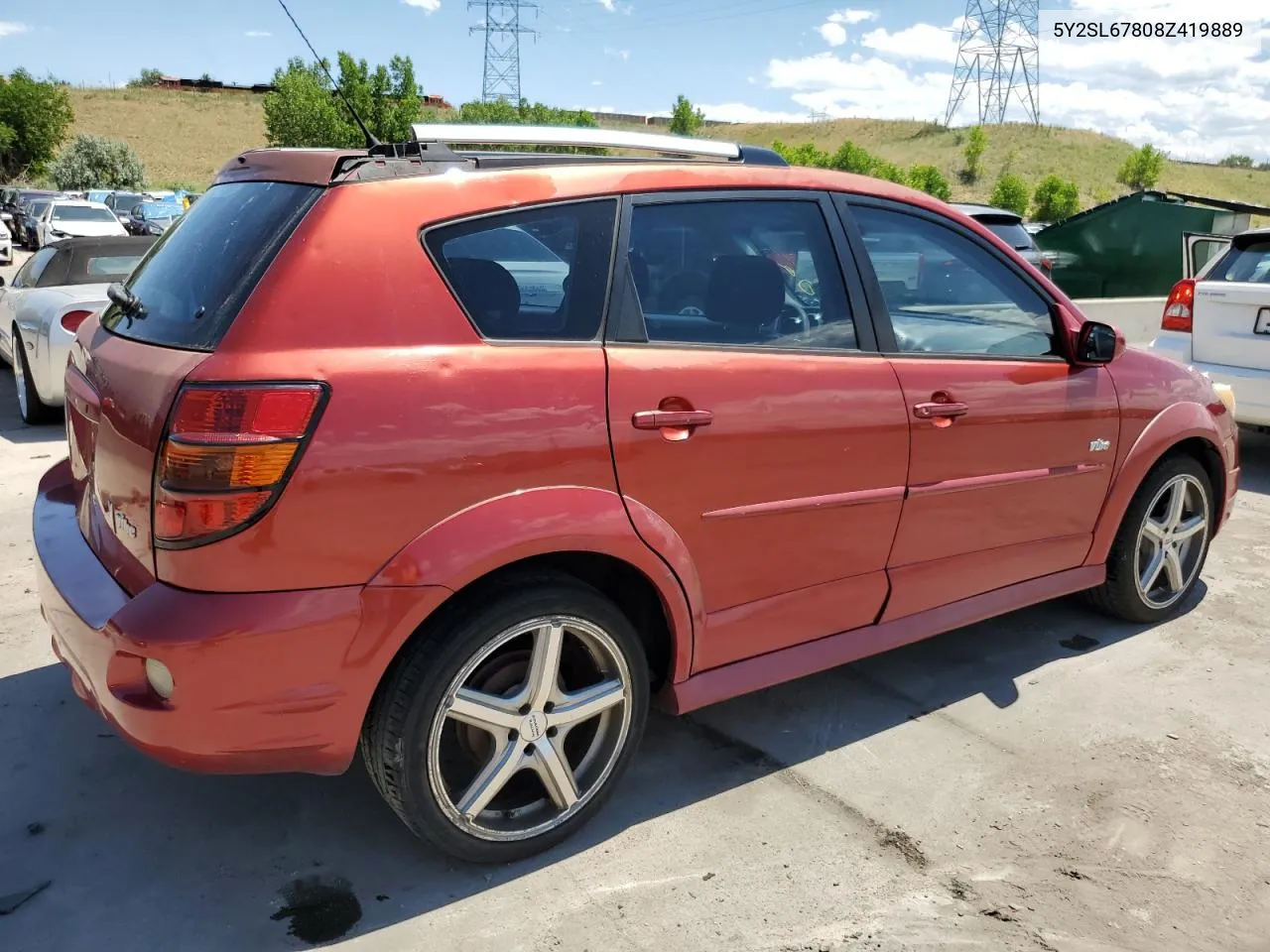 5Y2SL67808Z419889 2008 Pontiac Vibe