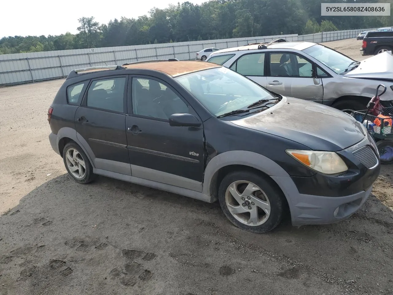 2008 Pontiac Vibe VIN: 5Y2SL65808Z408636 Lot: 60834434