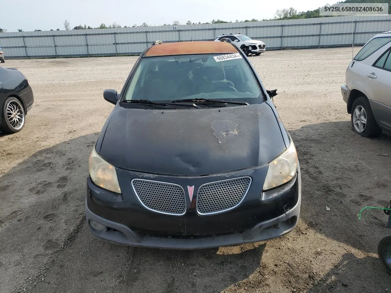 2008 Pontiac Vibe VIN: 5Y2SL65808Z408636 Lot: 60834434