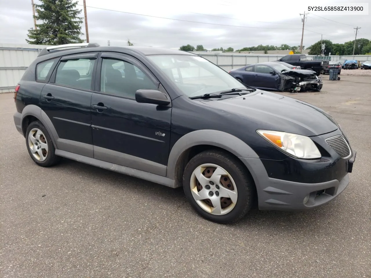 2008 Pontiac Vibe VIN: 5Y2SL65858Z413900 Lot: 61458684