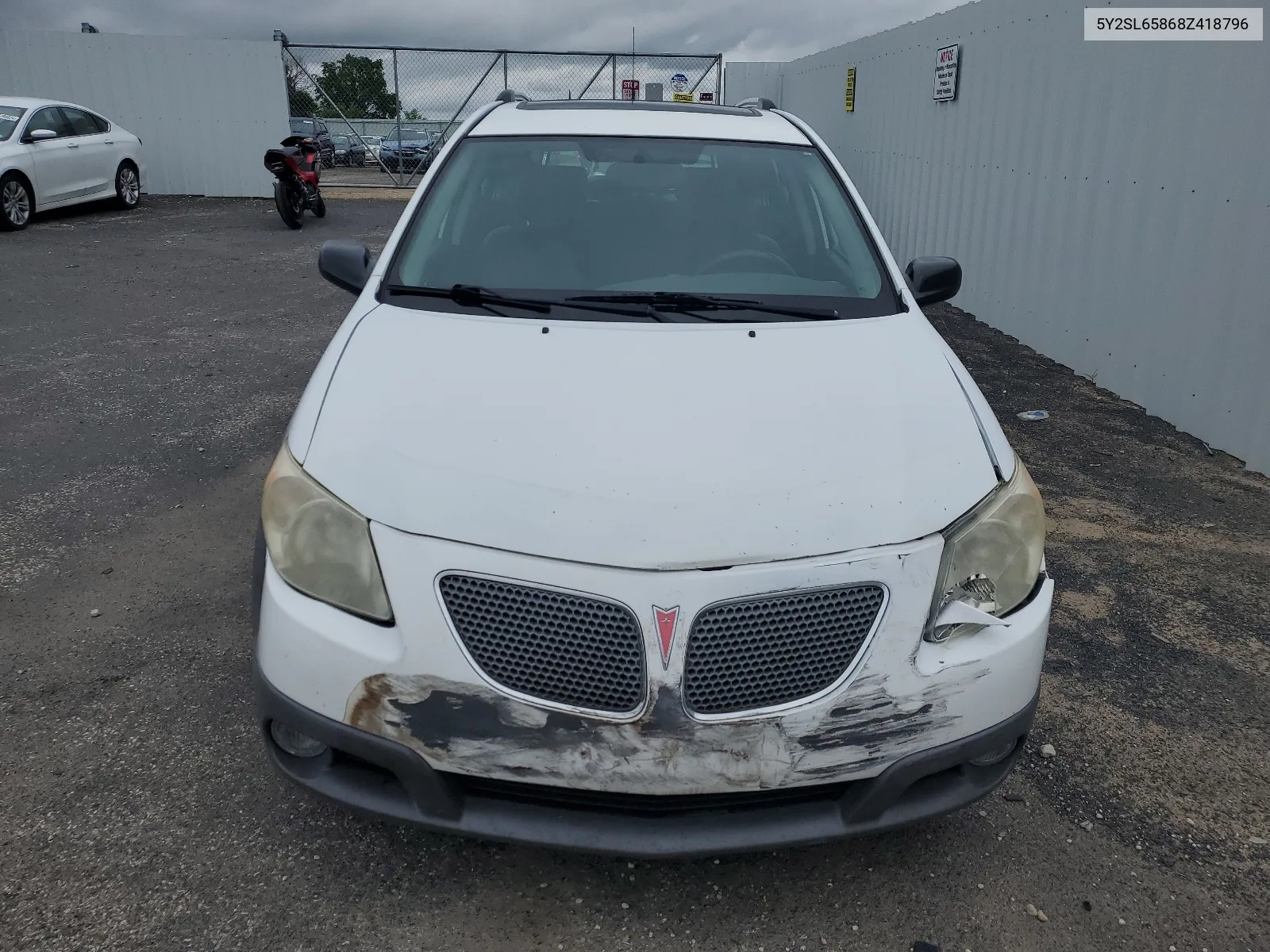 2008 Pontiac Vibe VIN: 5Y2SL65868Z418796 Lot: 64379114