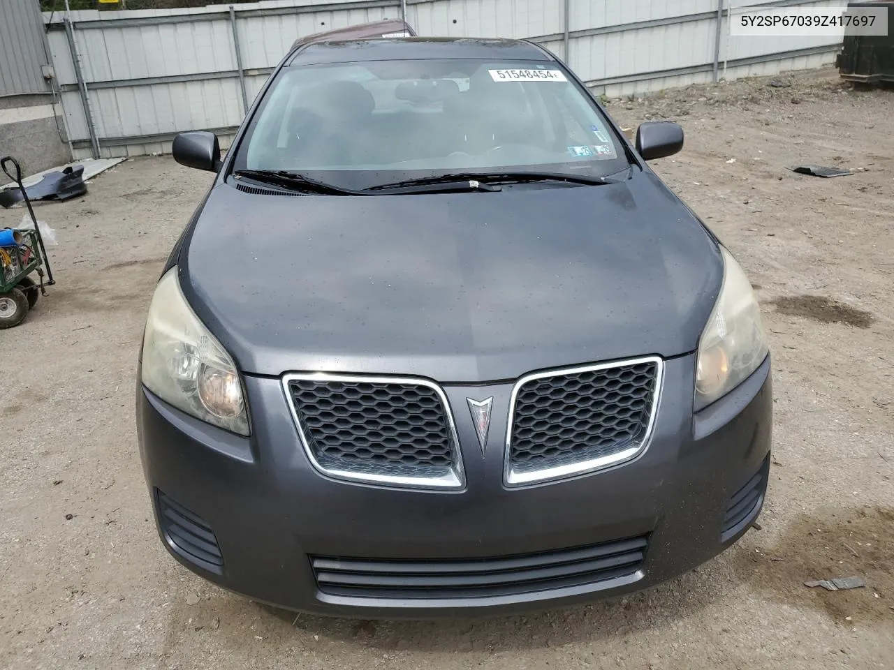 2009 Pontiac Vibe VIN: 5Y2SP67039Z417697 Lot: 51548454