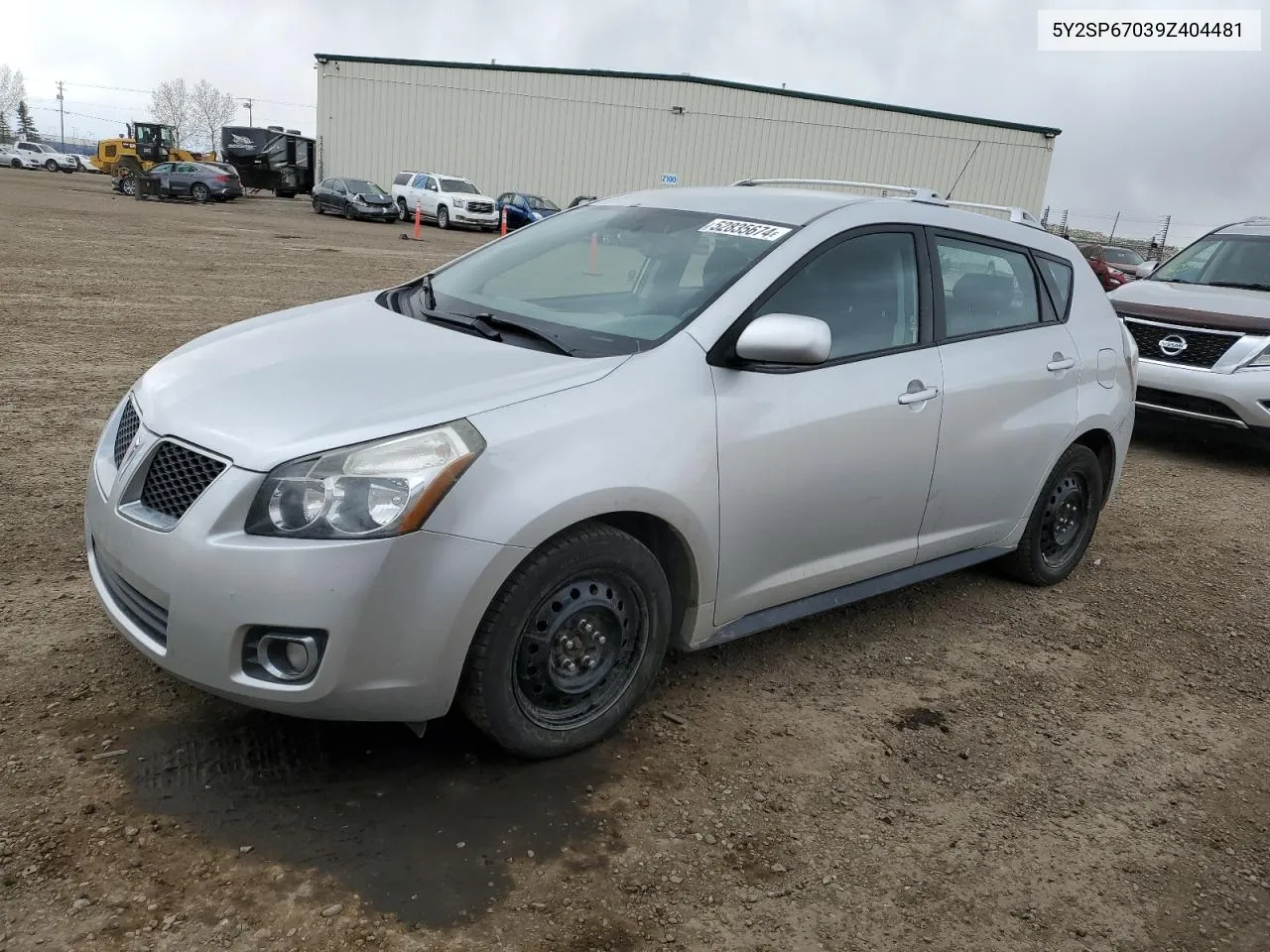 2009 Pontiac Vibe VIN: 5Y2SP67039Z404481 Lot: 52835674