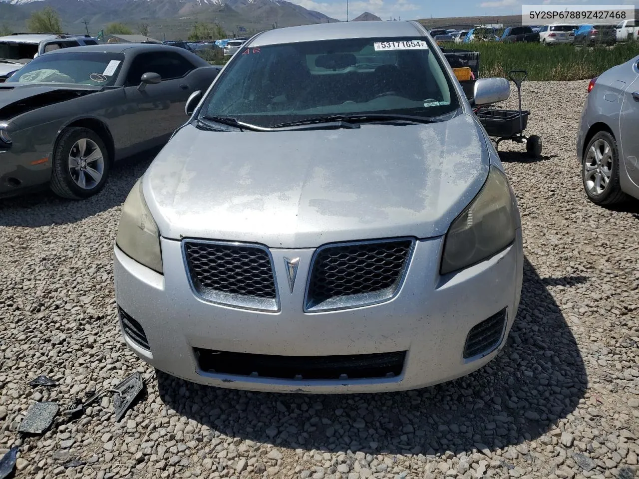 2009 Pontiac Vibe VIN: 5Y2SP67889Z427468 Lot: 53171654