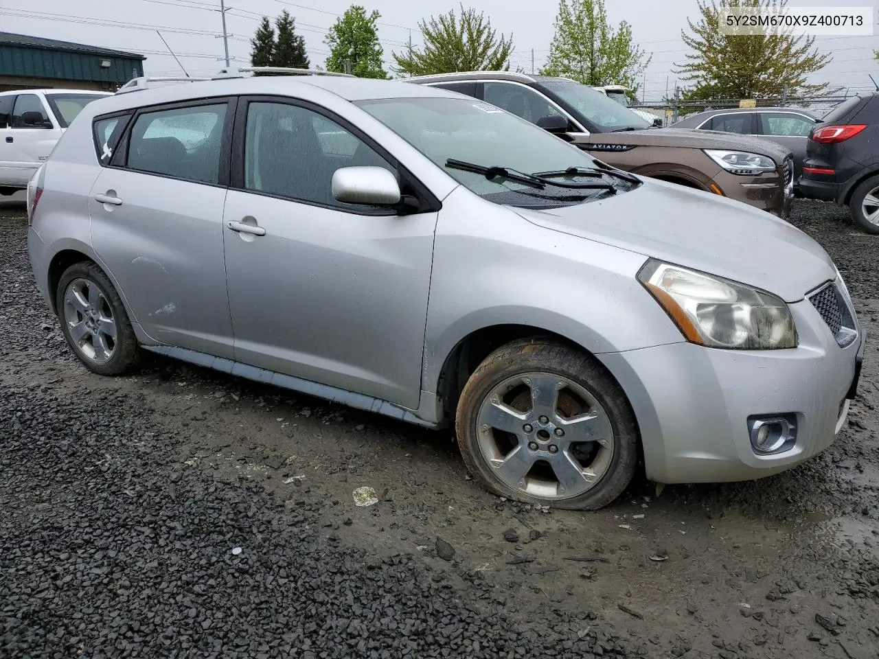 2009 Pontiac Vibe VIN: 5Y2SM670X9Z400713 Lot: 53622624