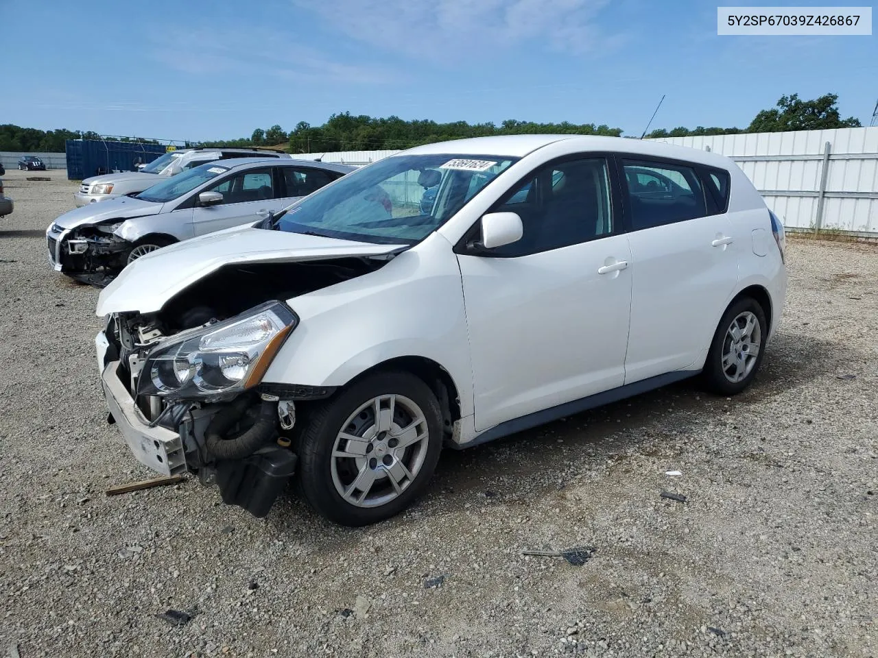 2009 Pontiac Vibe VIN: 5Y2SP67039Z426867 Lot: 53691624