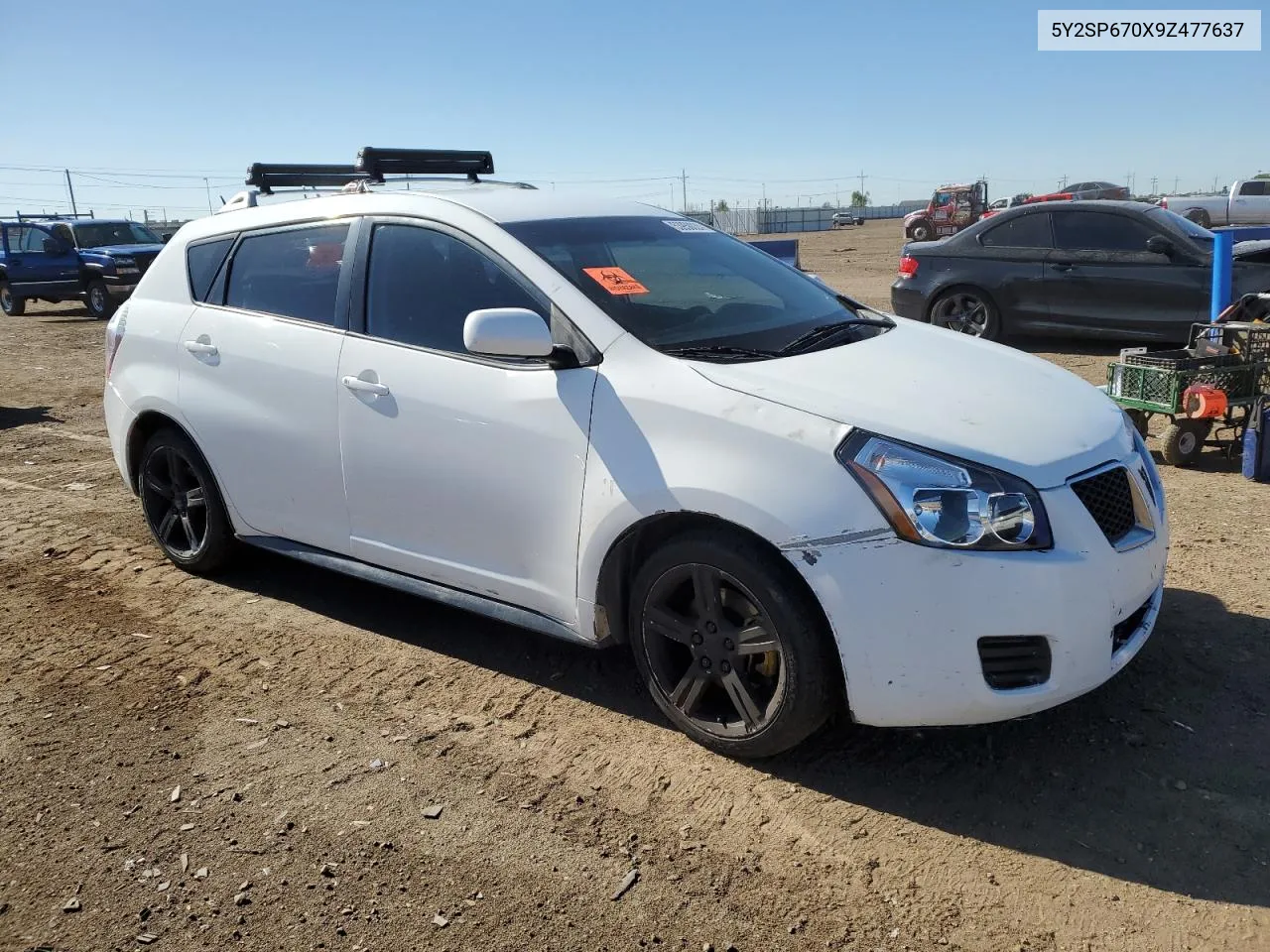 2009 Pontiac Vibe VIN: 5Y2SP670X9Z477637 Lot: 53958024