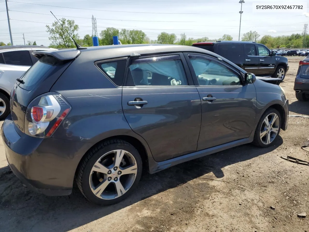 2009 Pontiac Vibe Gt VIN: 5Y2SR670X9Z467782 Lot: 54164654