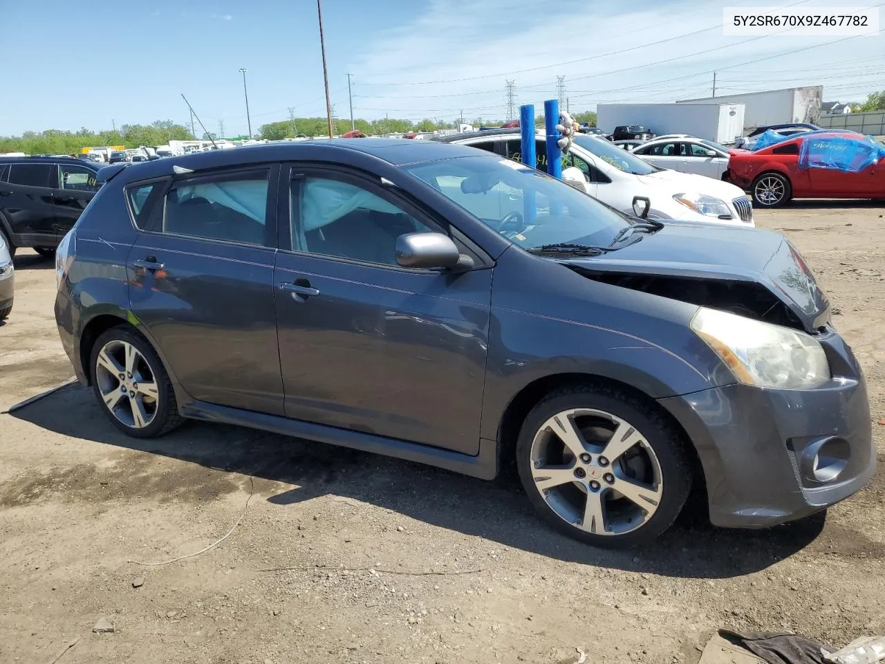 2009 Pontiac Vibe Gt VIN: 5Y2SR670X9Z467782 Lot: 54164654