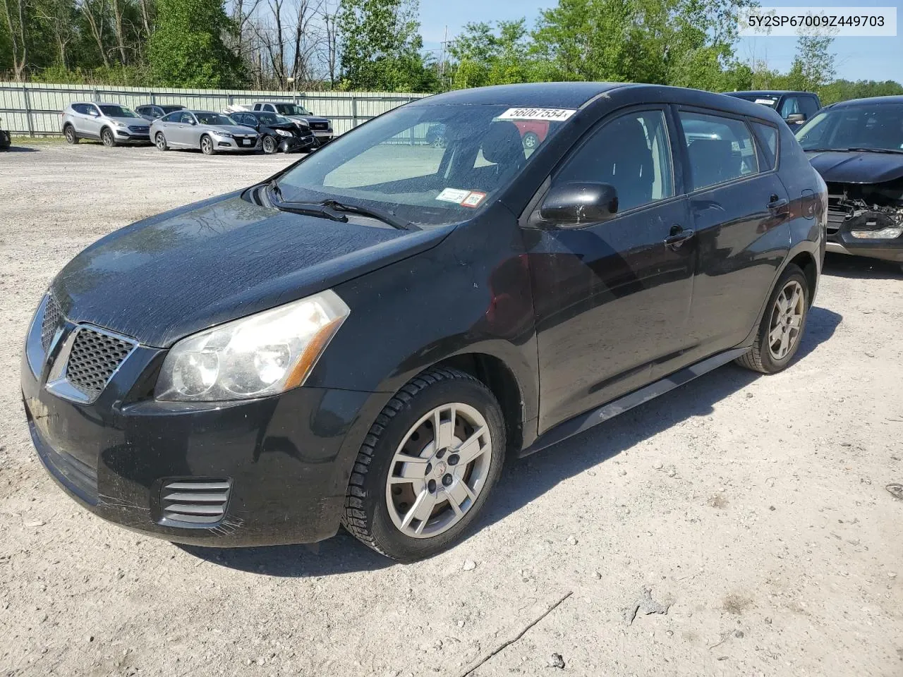 2009 Pontiac Vibe VIN: 5Y2SP67009Z449703 Lot: 56067554