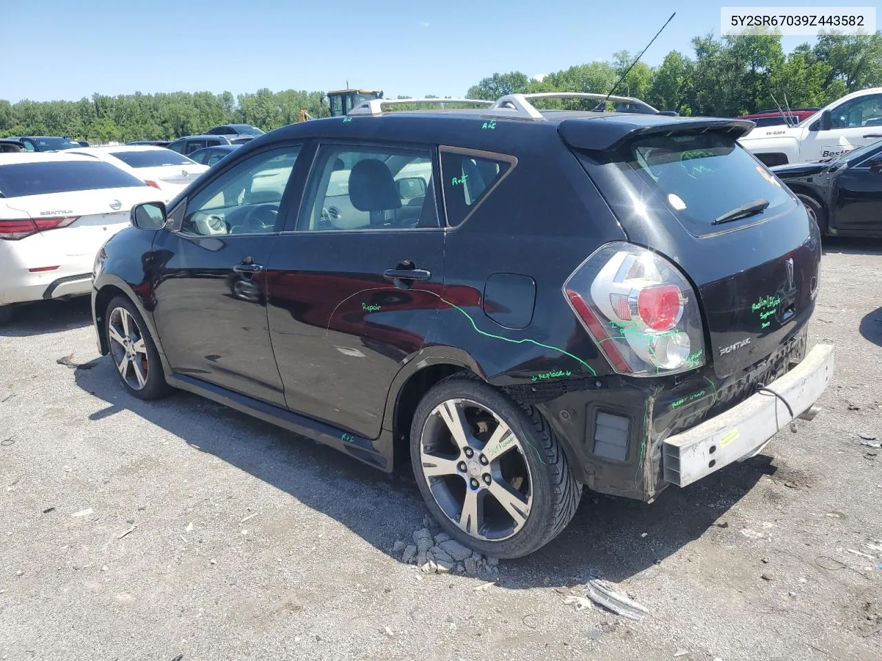 2009 Pontiac Vibe Gt VIN: 5Y2SR67039Z443582 Lot: 56464764