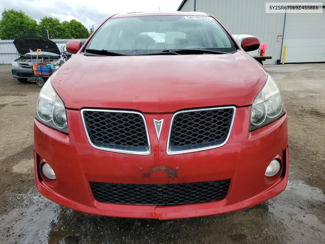 2009 Pontiac Vibe Gt VIN: 5Y2SR67069Z455886 Lot: 56748554