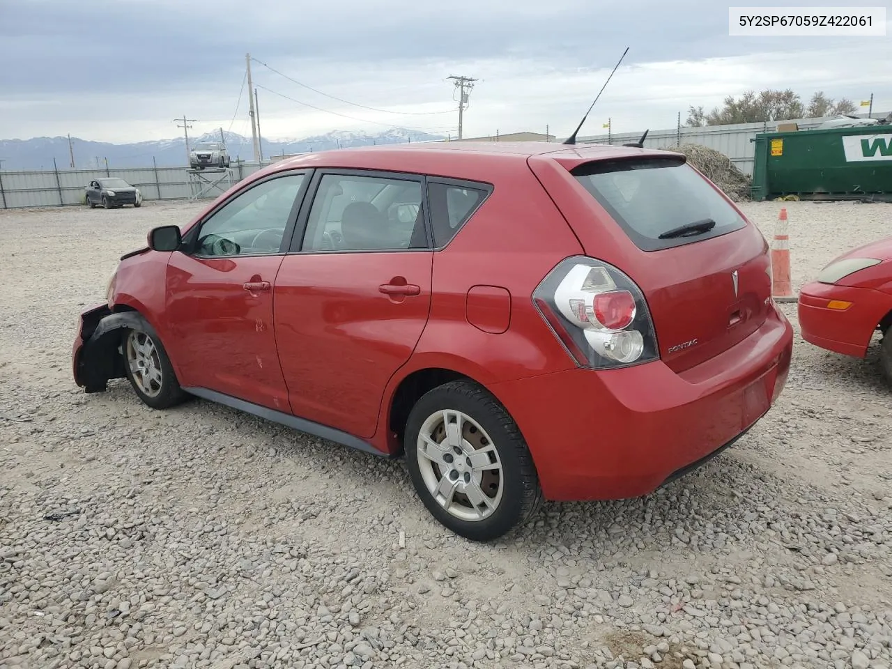 2009 Pontiac Vibe VIN: 5Y2SP67059Z422061 Lot: 57311434