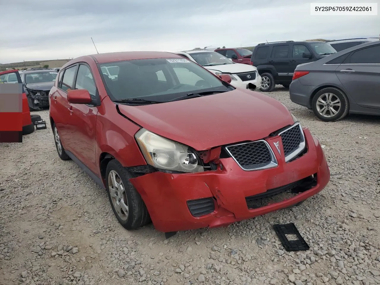 2009 Pontiac Vibe VIN: 5Y2SP67059Z422061 Lot: 57311434