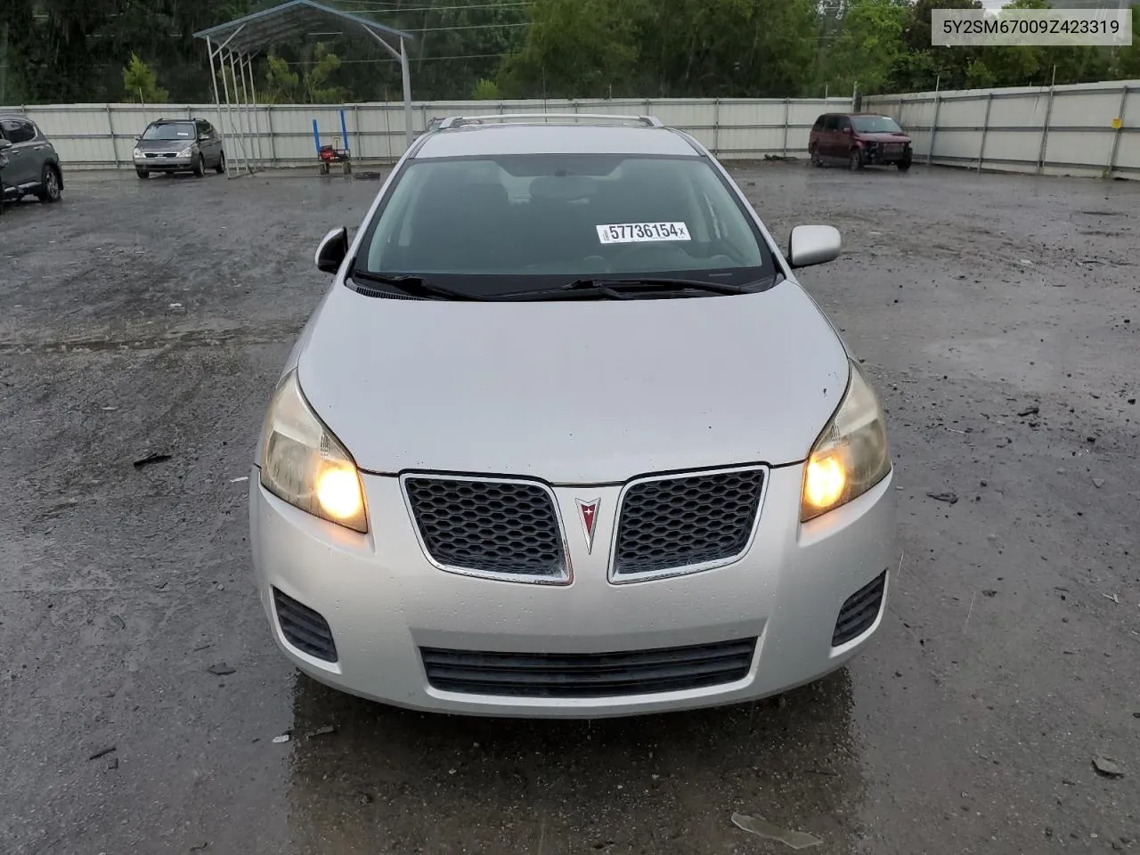 2009 Pontiac Vibe VIN: 5Y2SM67009Z423319 Lot: 57736154