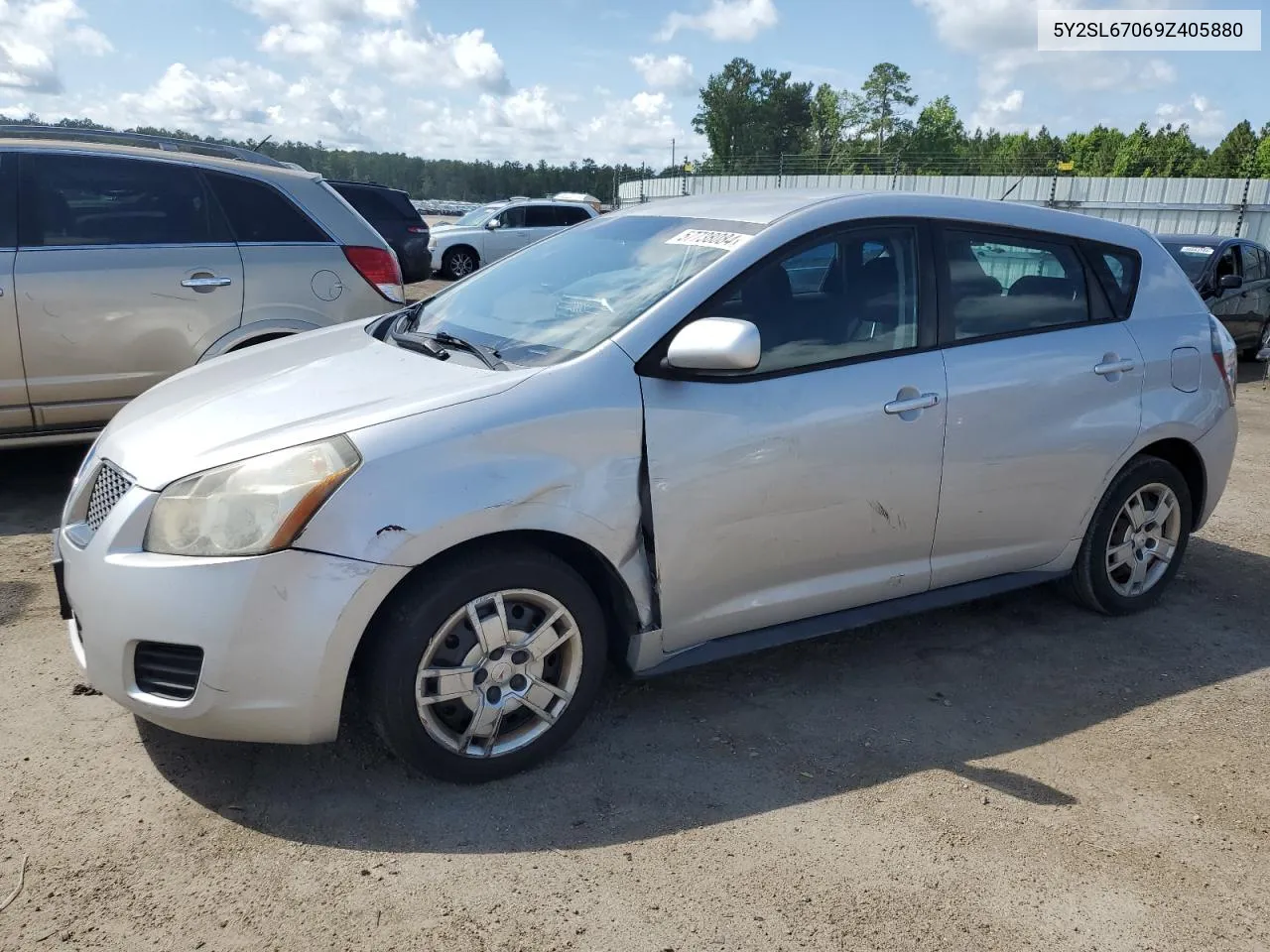 2009 Pontiac Vibe VIN: 5Y2SL67069Z405880 Lot: 57738084