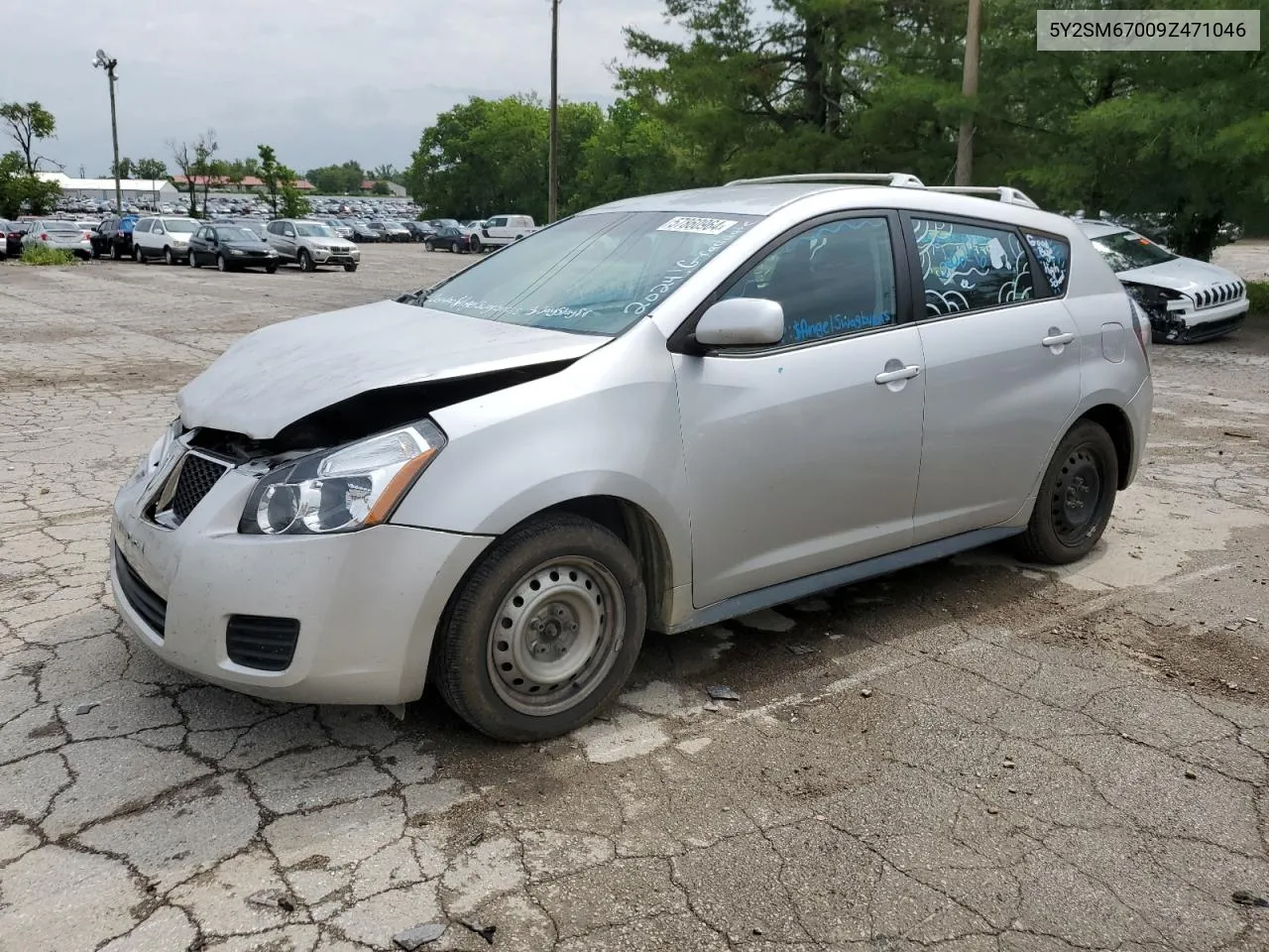 2009 Pontiac Vibe VIN: 5Y2SM67009Z471046 Lot: 57860964