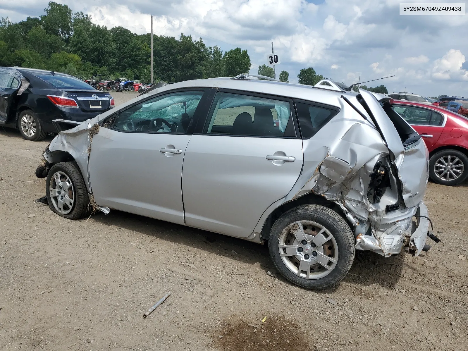 2009 Pontiac Vibe VIN: 5Y2SM67049Z409438 Lot: 57861914