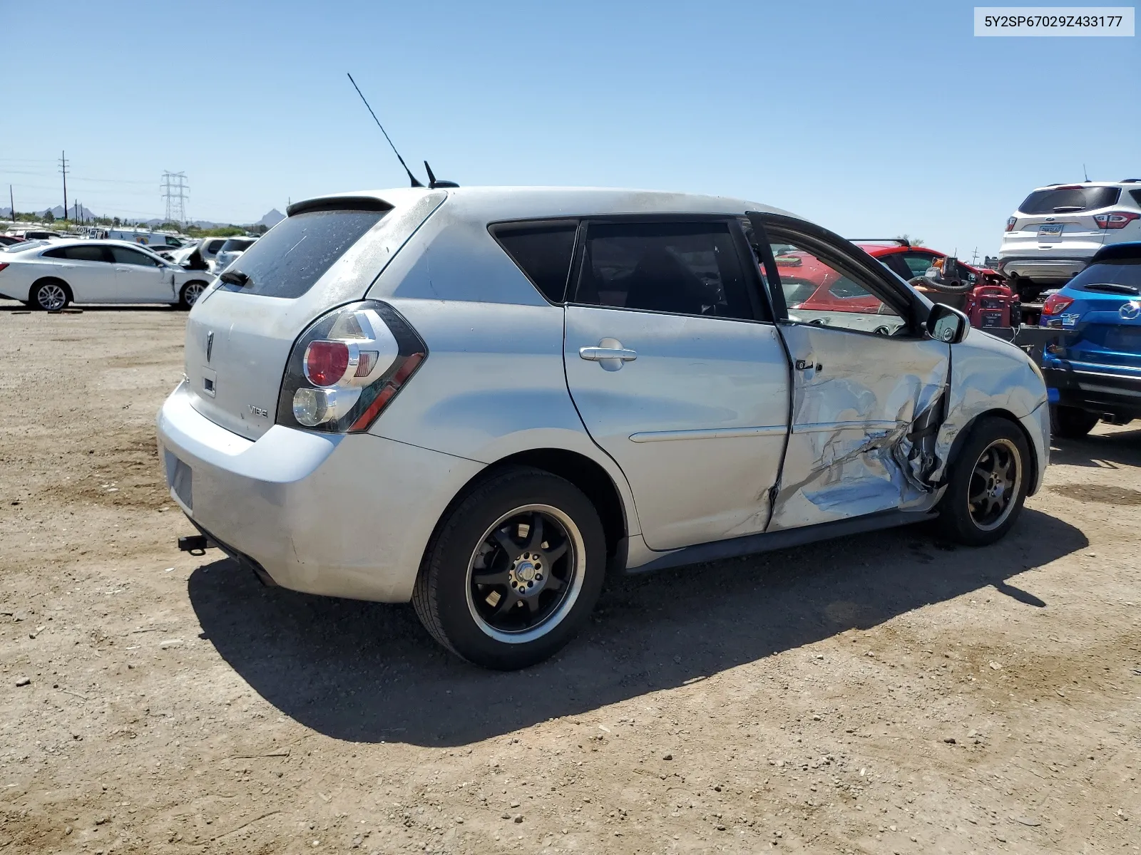 2009 Pontiac Vibe VIN: 5Y2SP67029Z433177 Lot: 57894104