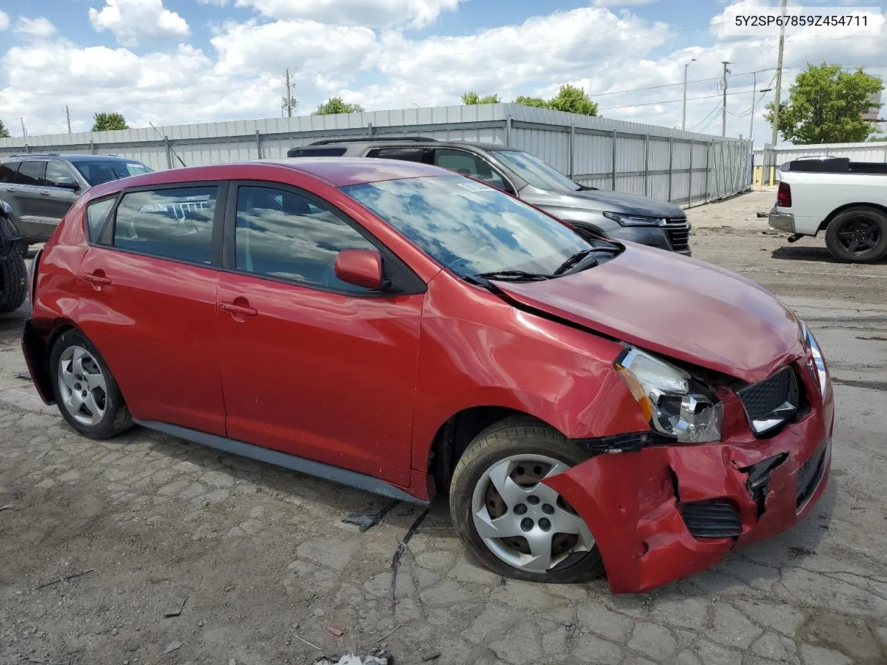 2009 Pontiac Vibe VIN: 5Y2SP67859Z454711 Lot: 58173604