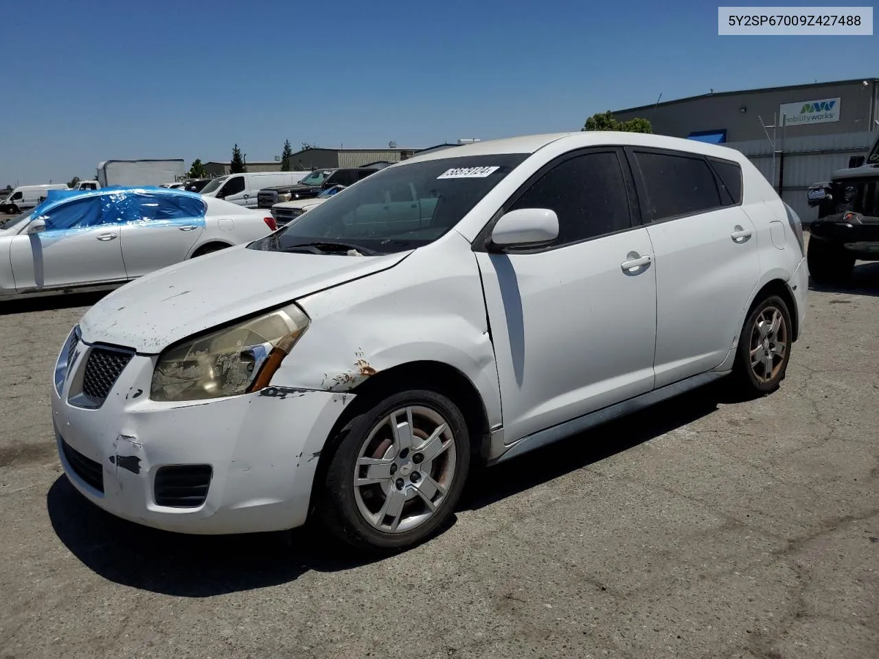 2009 Pontiac Vibe VIN: 5Y2SP67009Z427488 Lot: 58579124