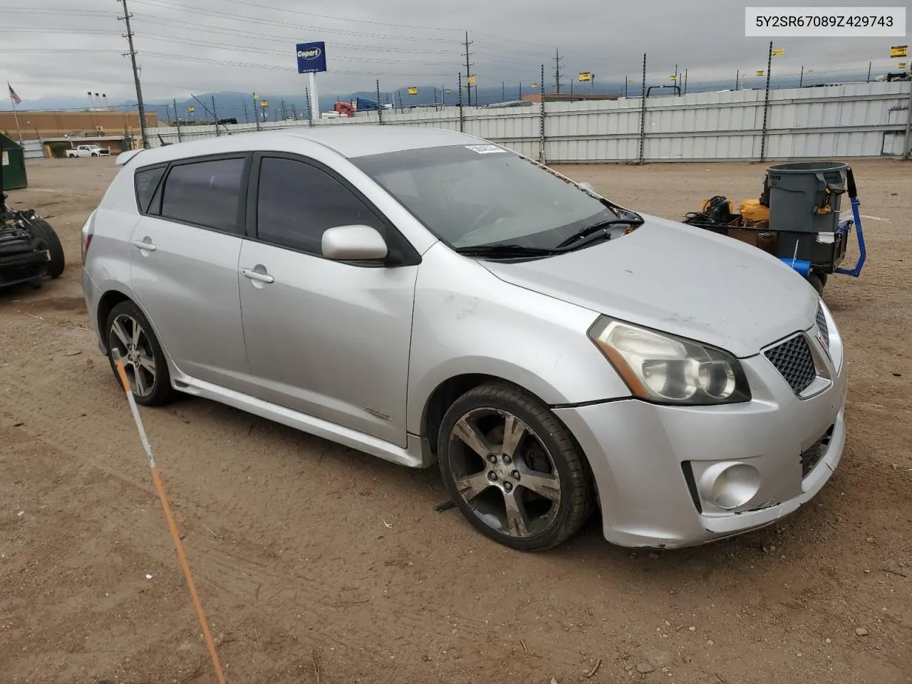 5Y2SR67089Z429743 2009 Pontiac Vibe Gt